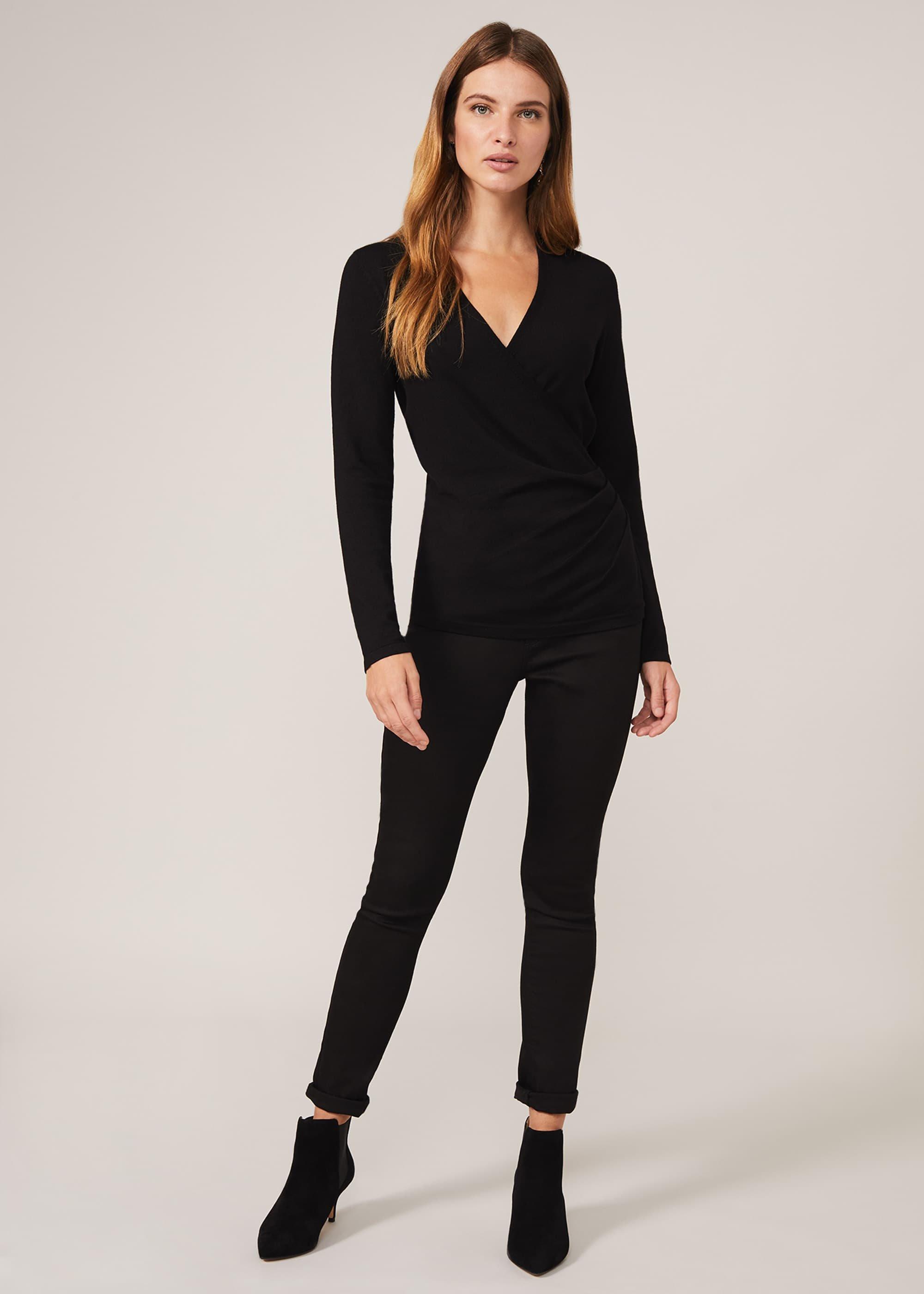 Wilma Wrap Knit Top