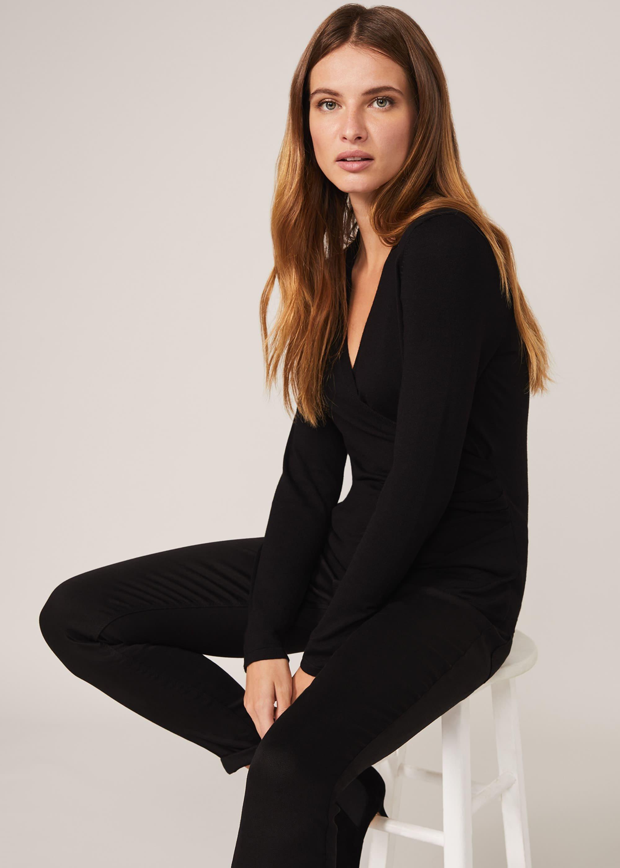 Wilma Wrap Knit Top