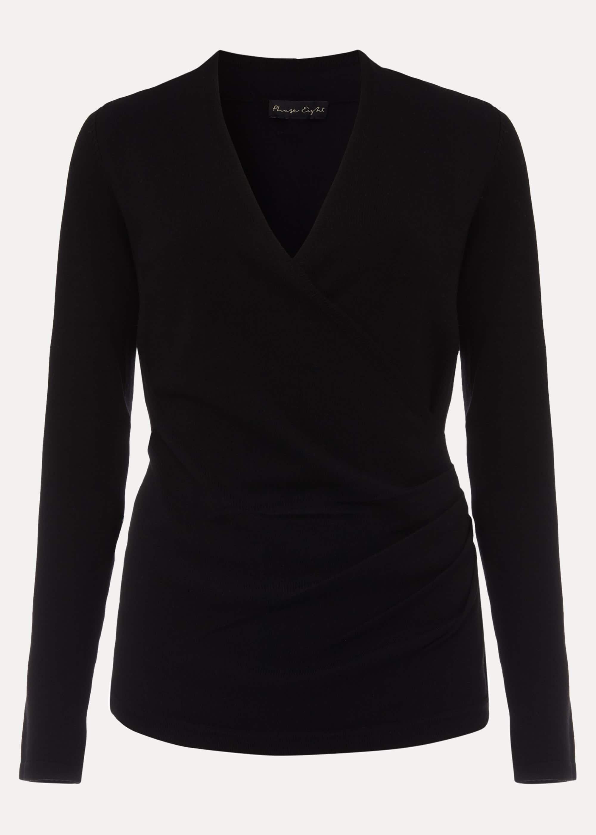 Wilma Wrap Knit Top