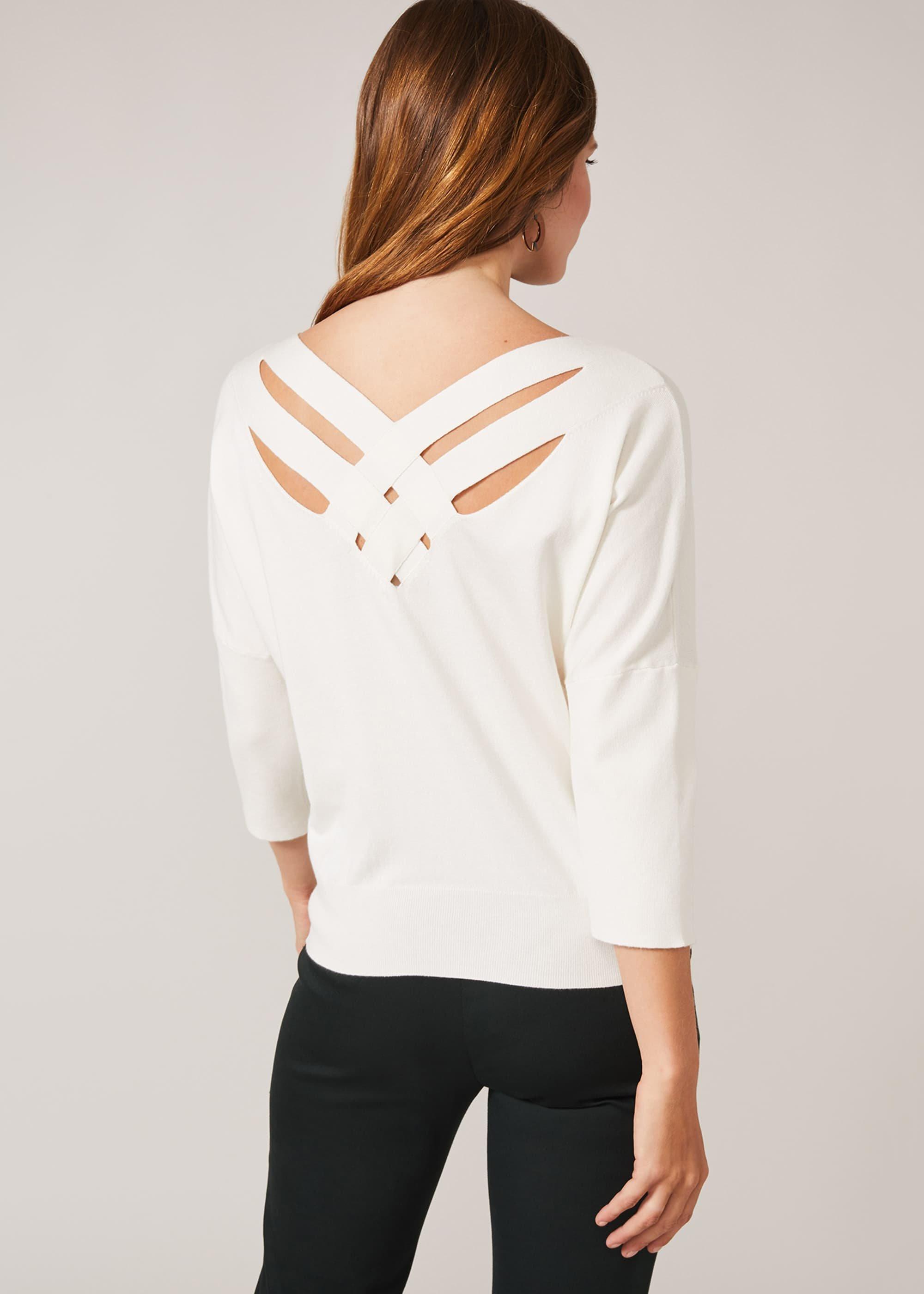 Lennie Lattice Back Knit Top