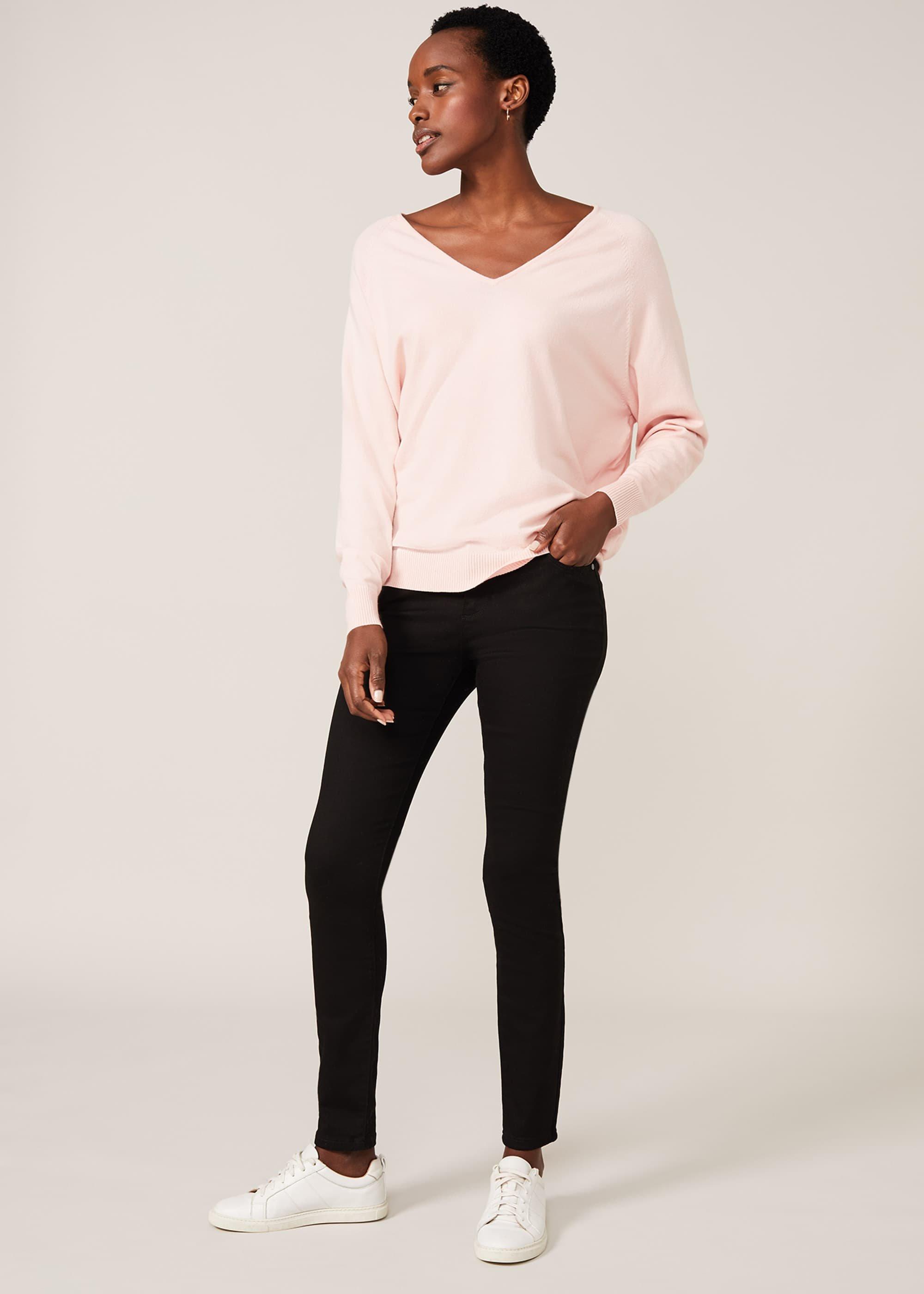 Senita V Neck Knit Top
