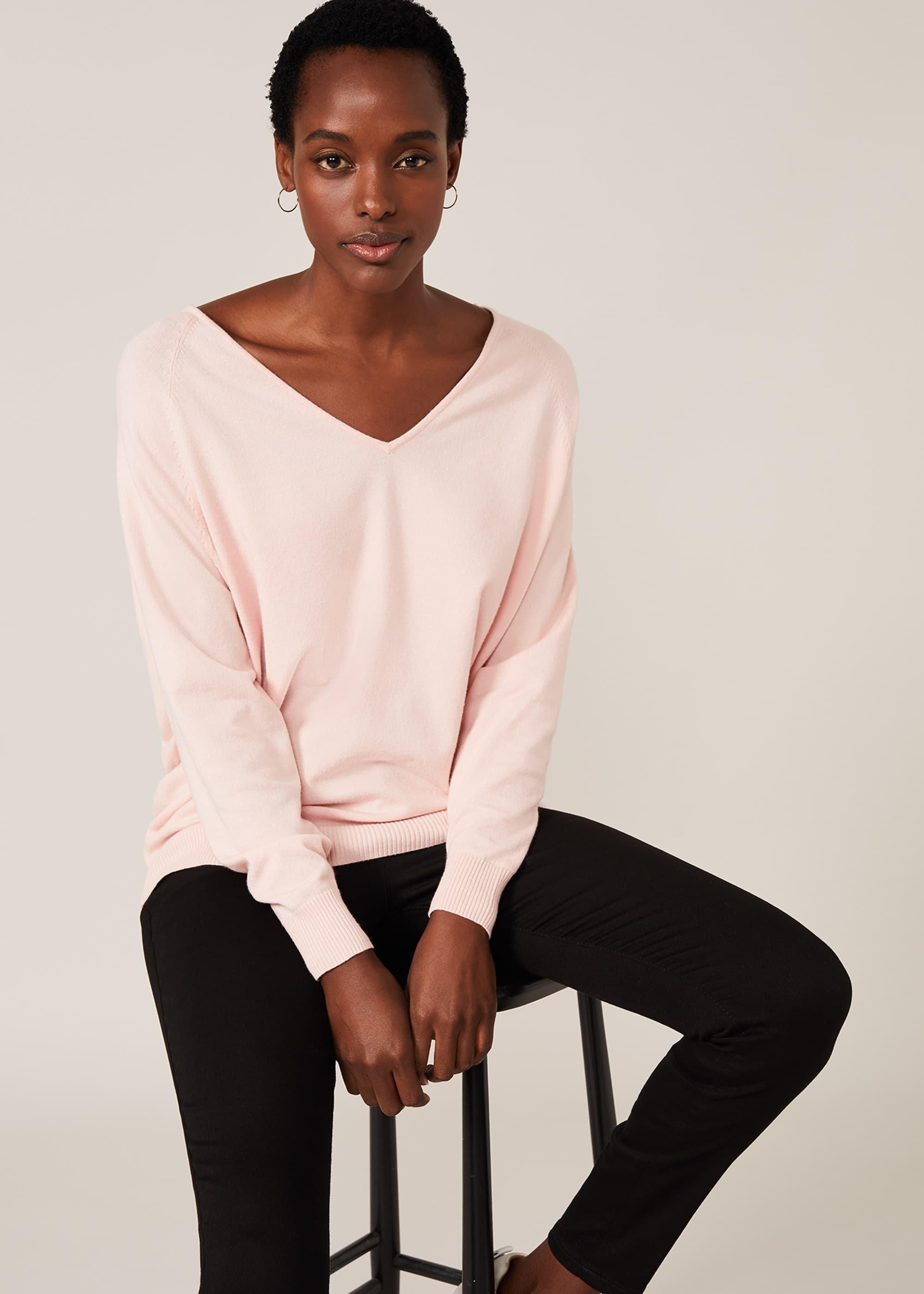Senita V Neck Knit Top