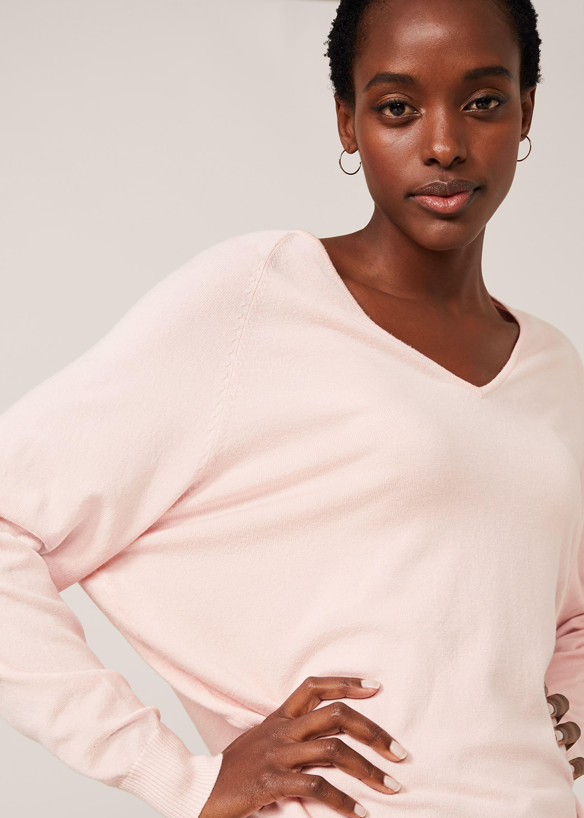 Senita V Neck Knit Top