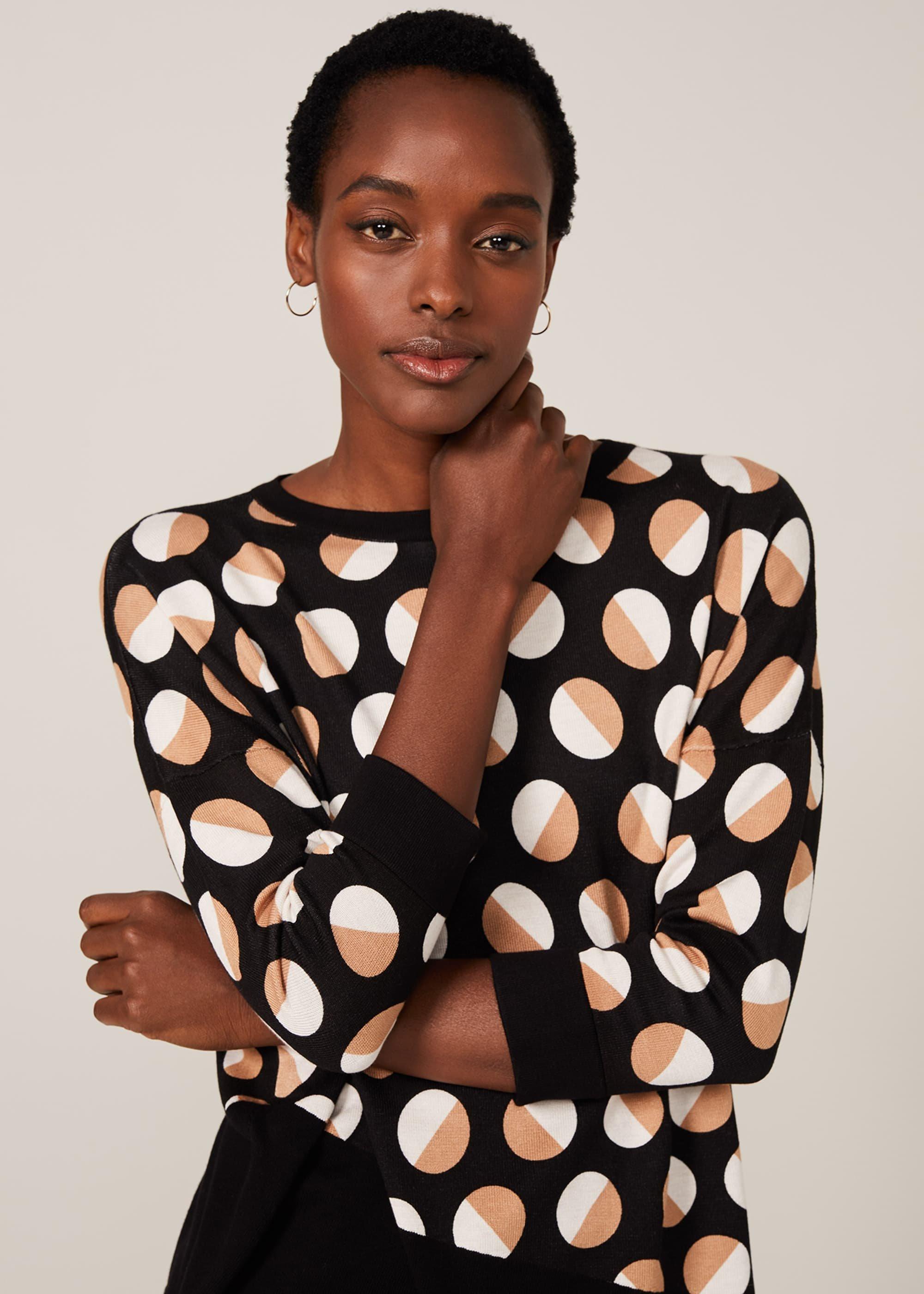 Maryam Circle Print Jumper