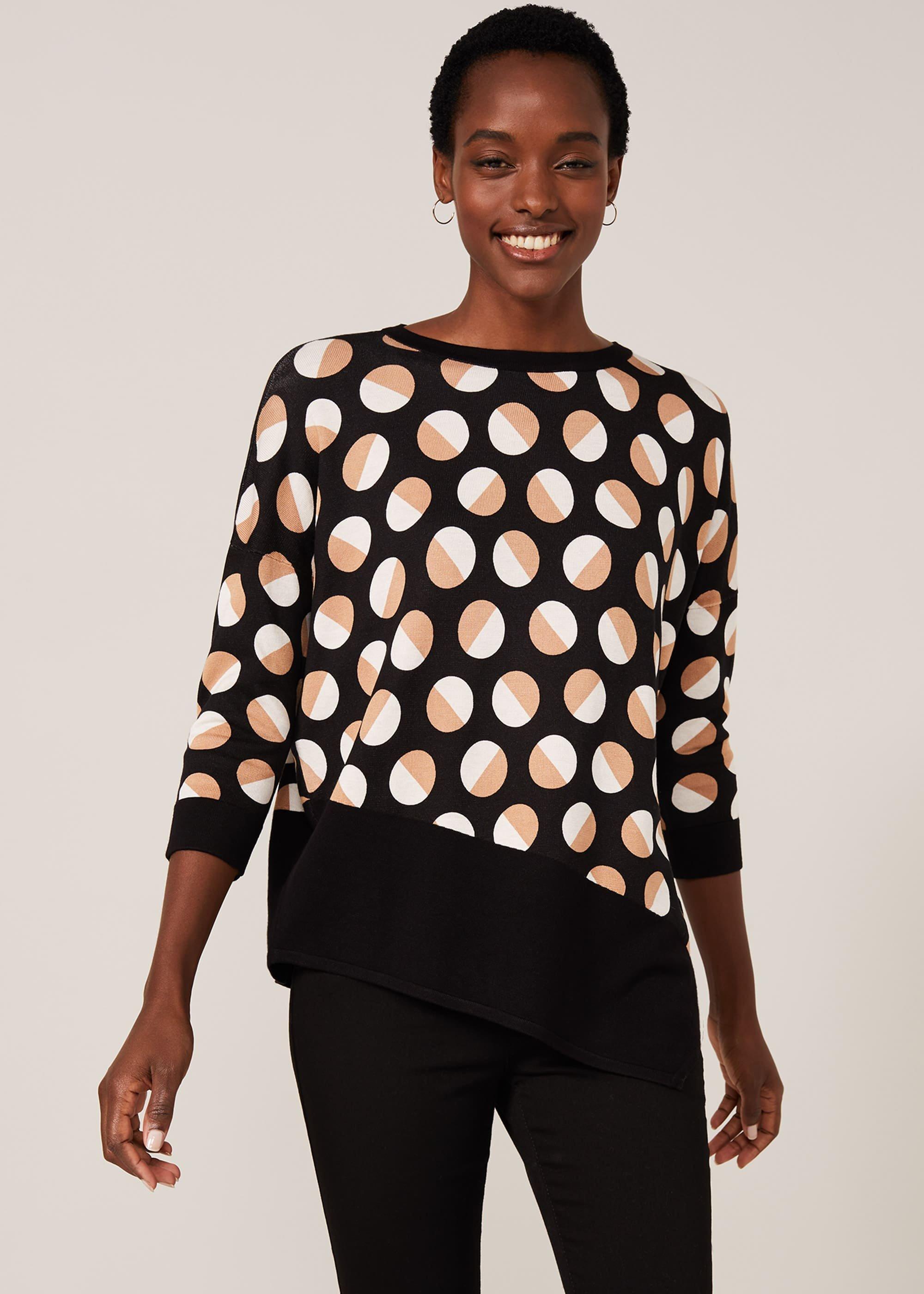 Maryam Circle Print Jumper