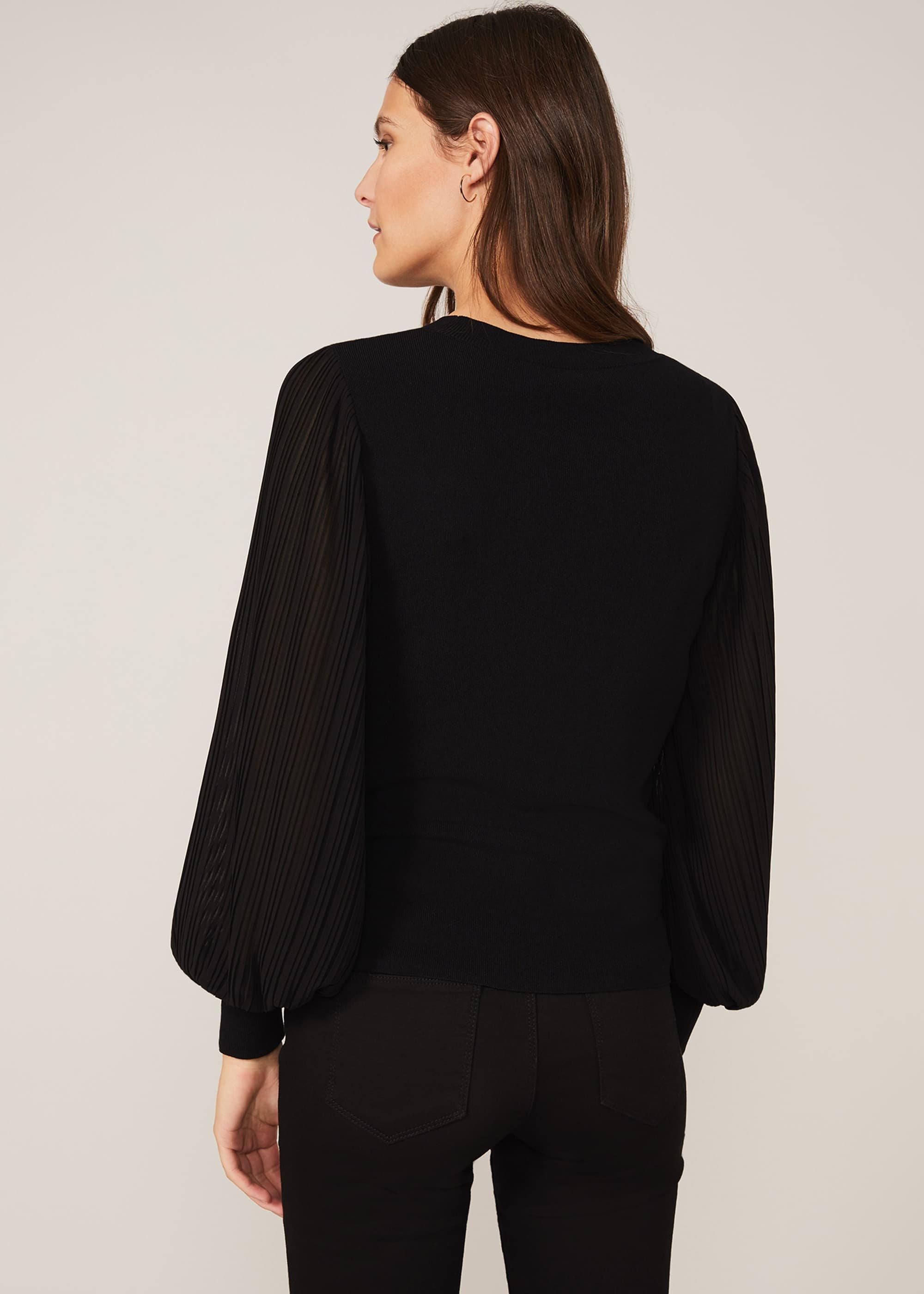 Mikaela Woven Sleeve Jumper
