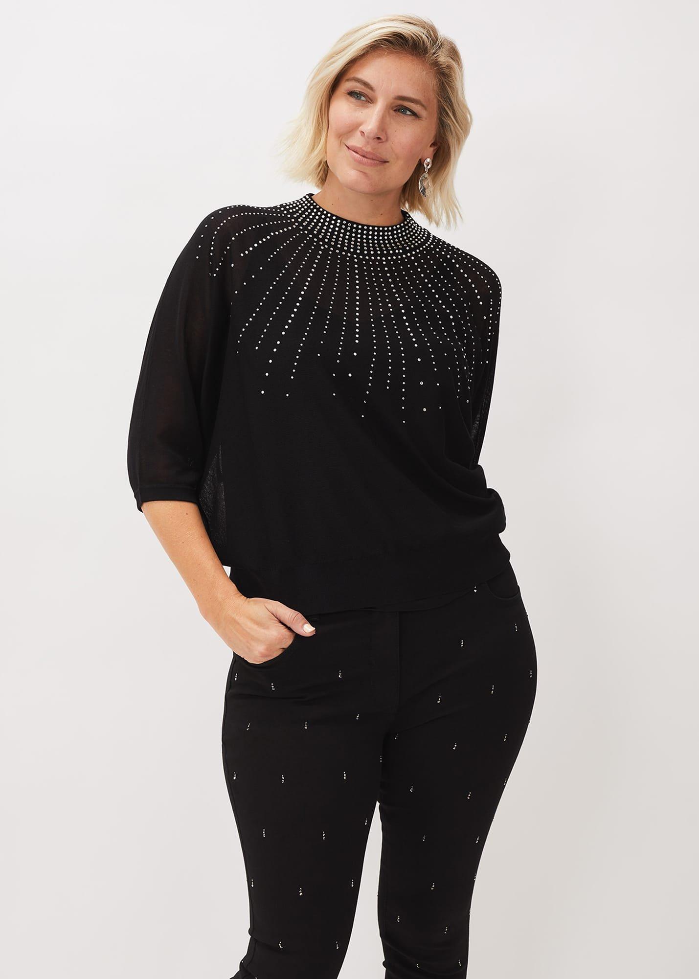 Adrienne Sunray Stud Knit