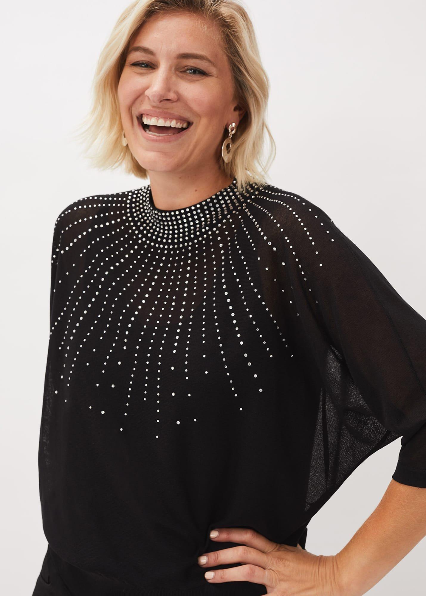 Adrienne Sunray Stud Knit