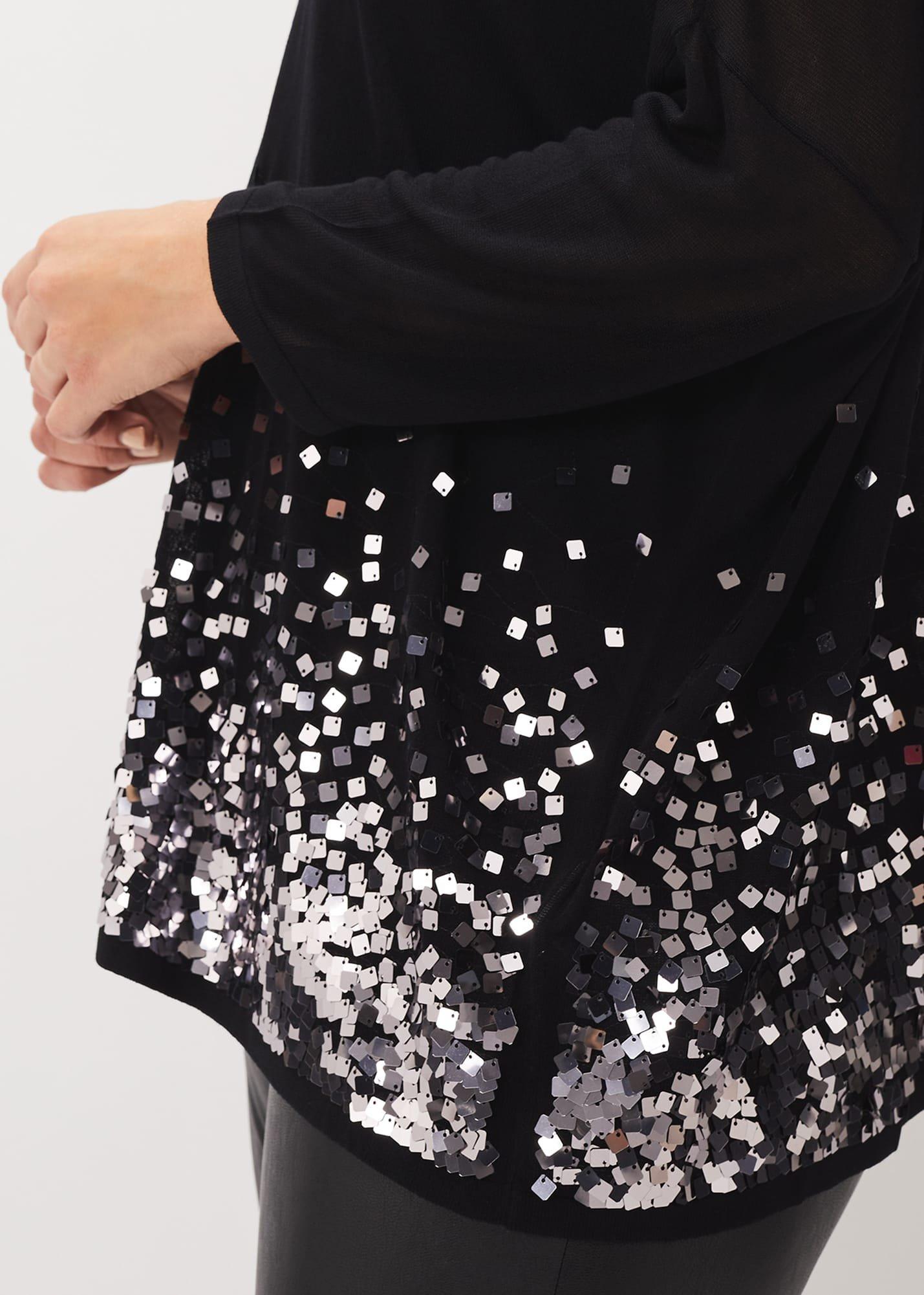 Erela Sequin Knit Top