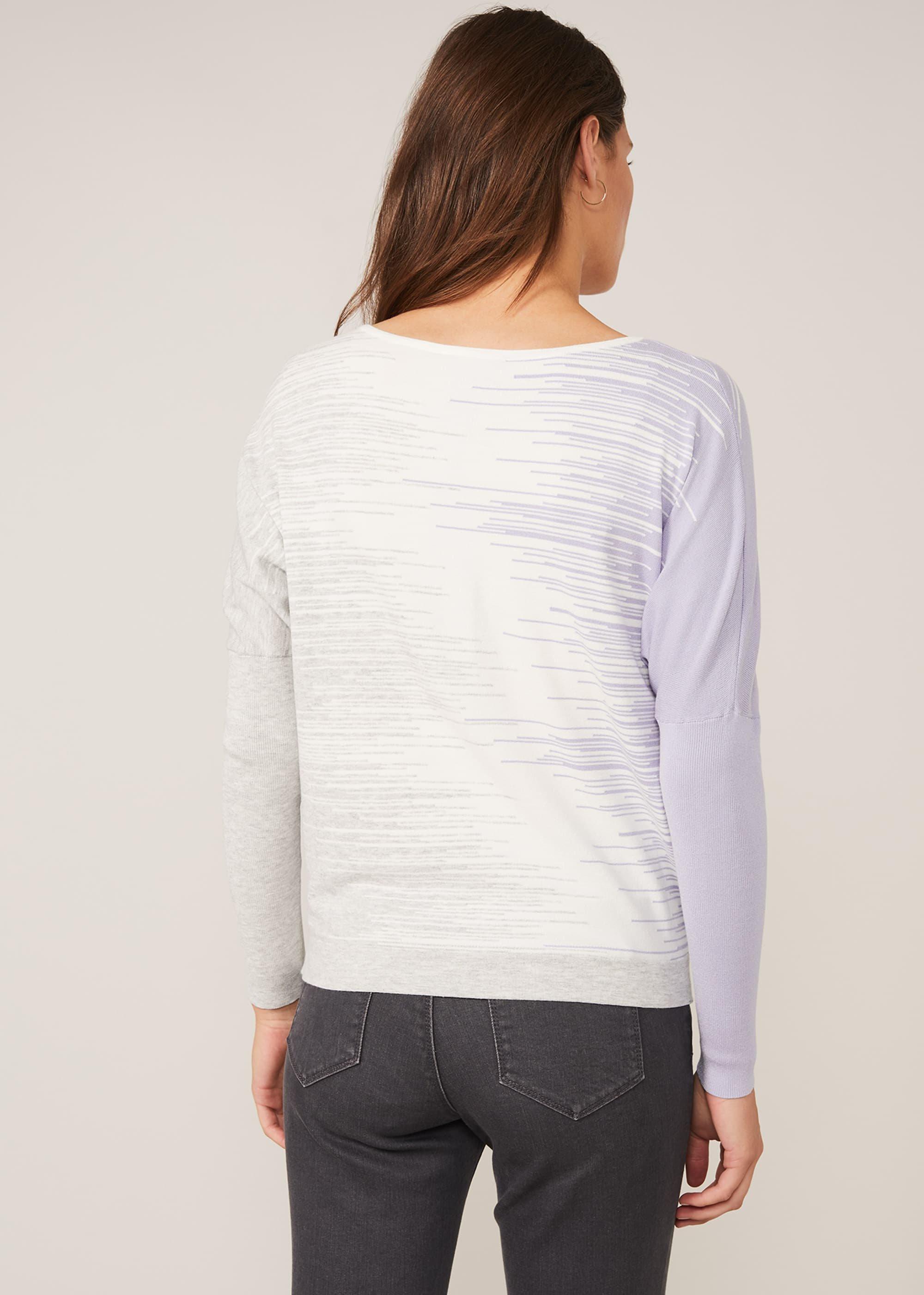 Ghislain Linear Intarsia Knit