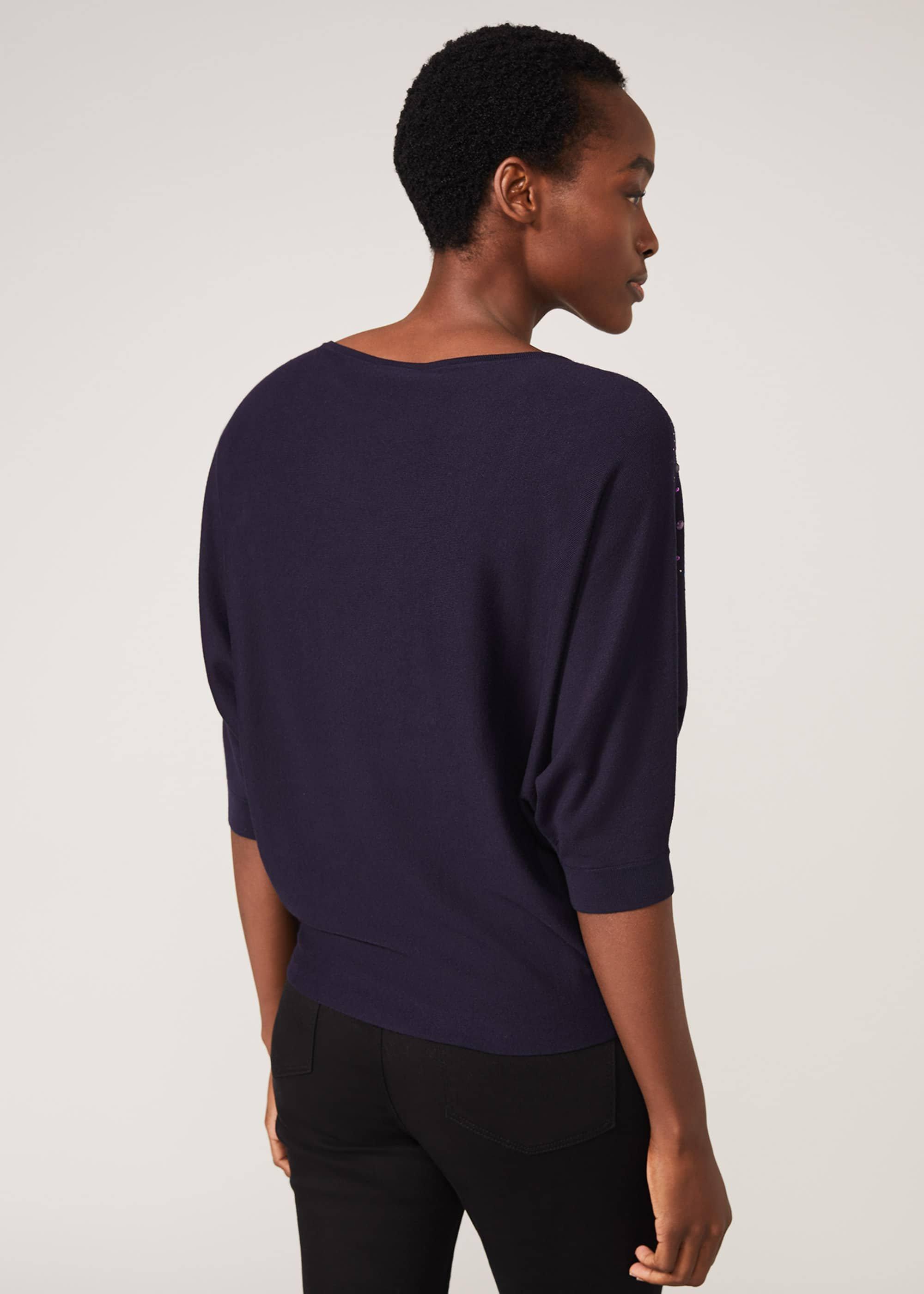 Cristine Embellished Knit Top