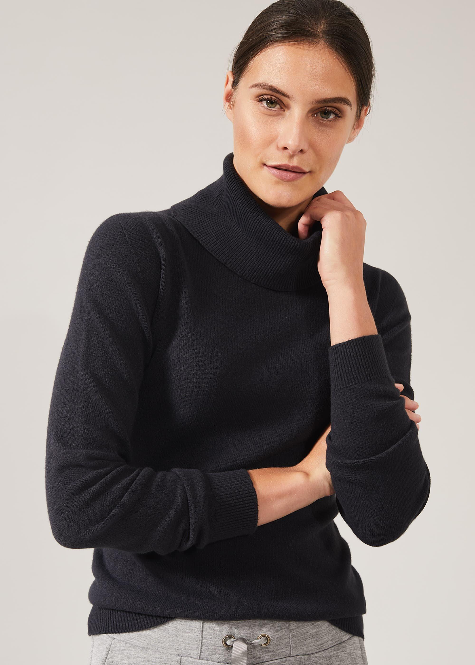 Reni Roll Neck Knit Top