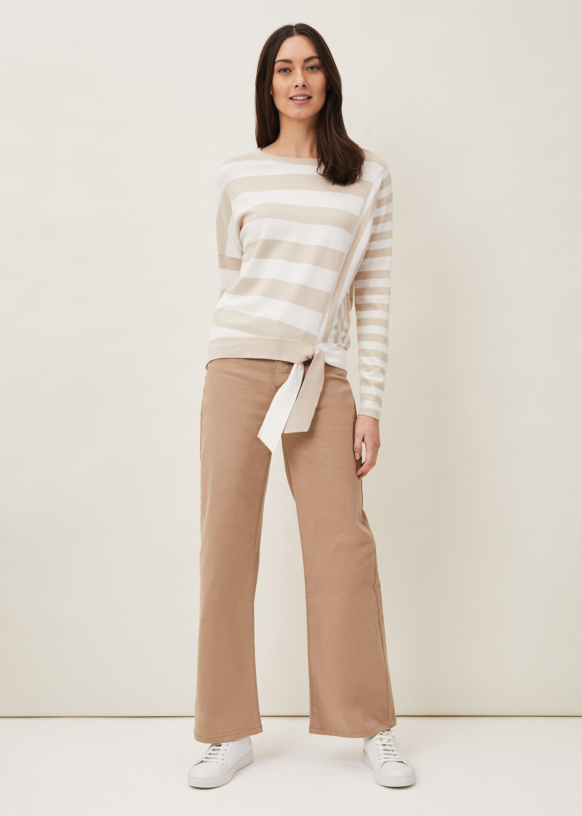 Issey Stripe Side Tie Jumper