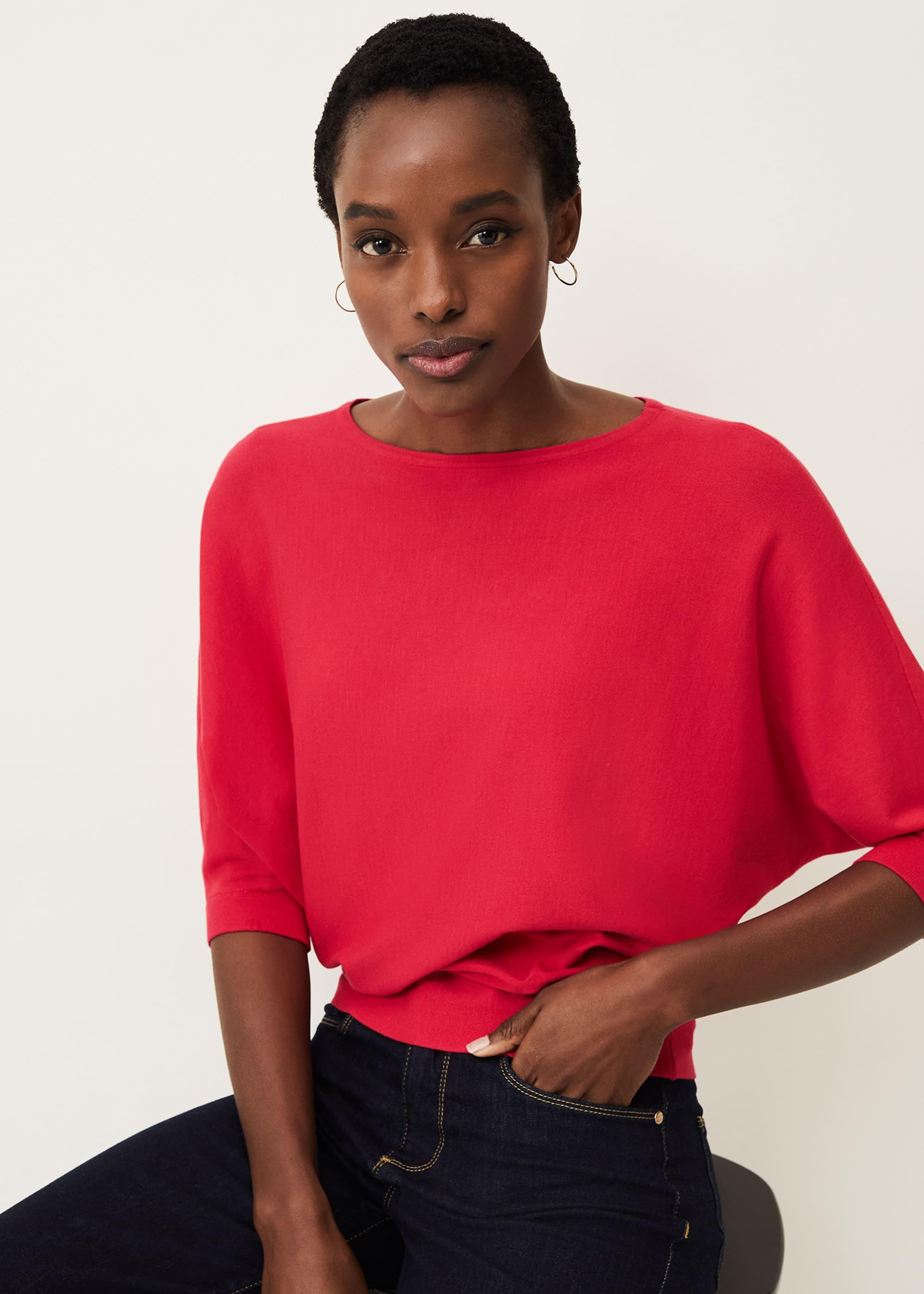 Cristine Batwing Knit Jumper