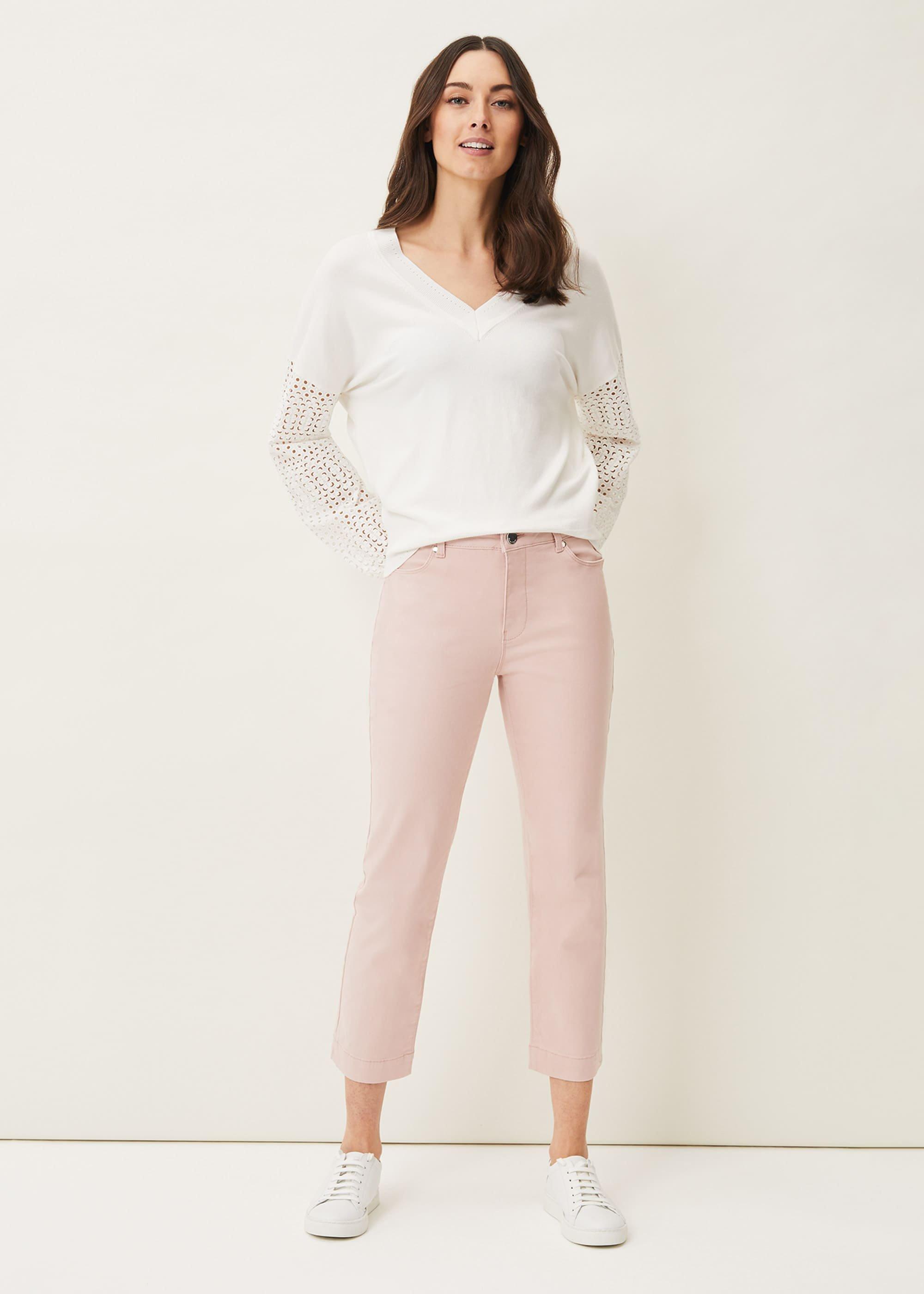 Lise White Broderie Top