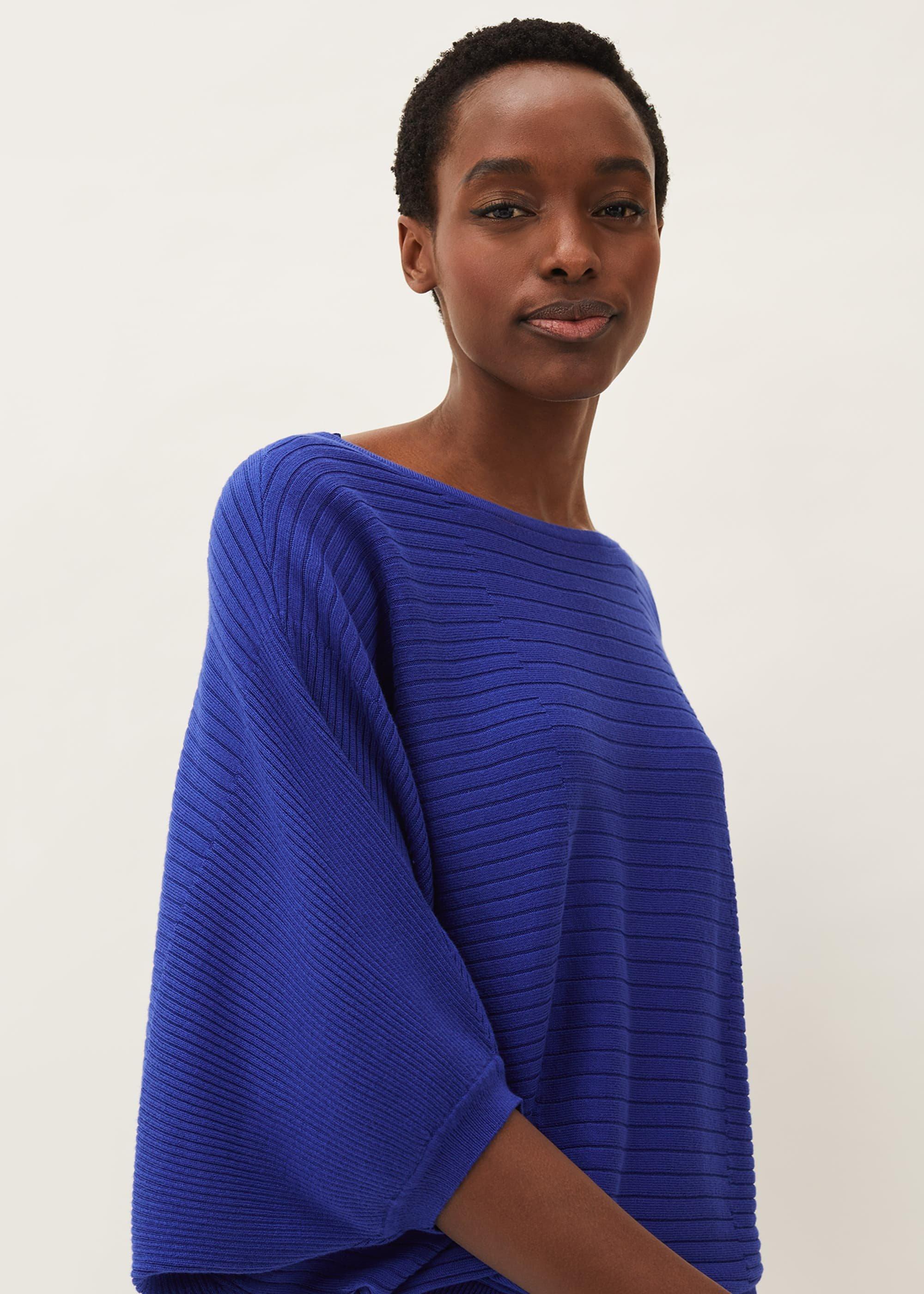 Alma Ribbed Batwing Jumper