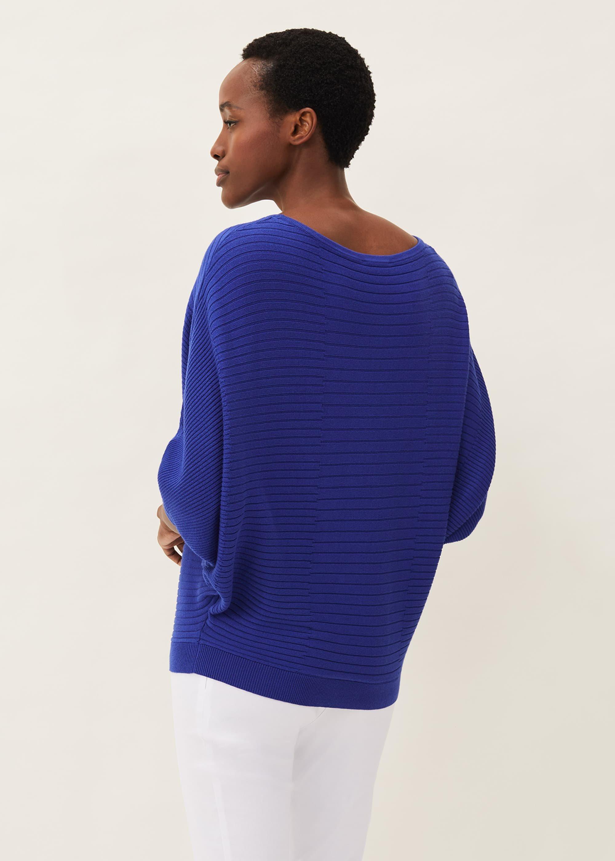 Alma Ribbed Batwing Jumper