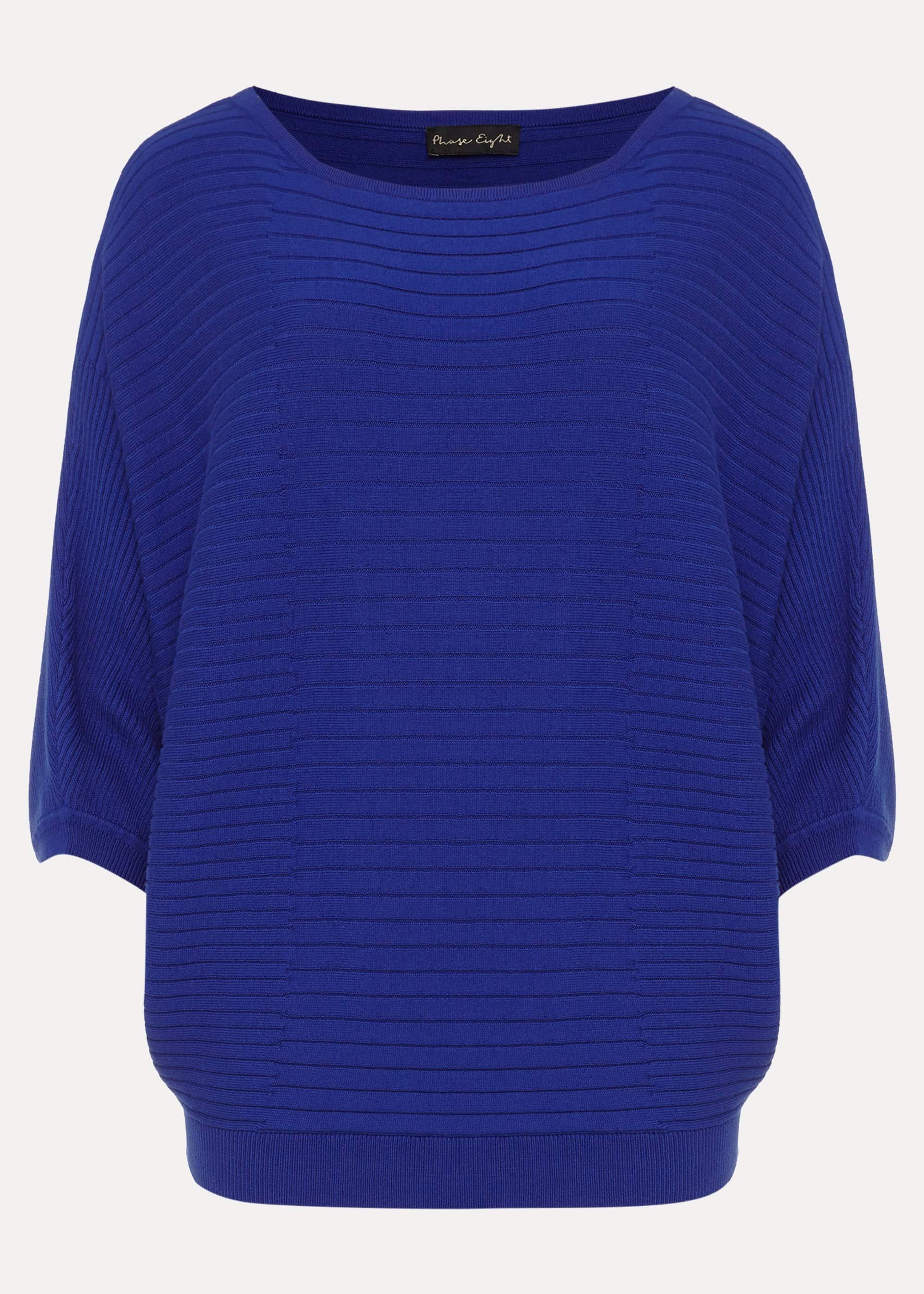 Alma Ribbed Batwing Jumper