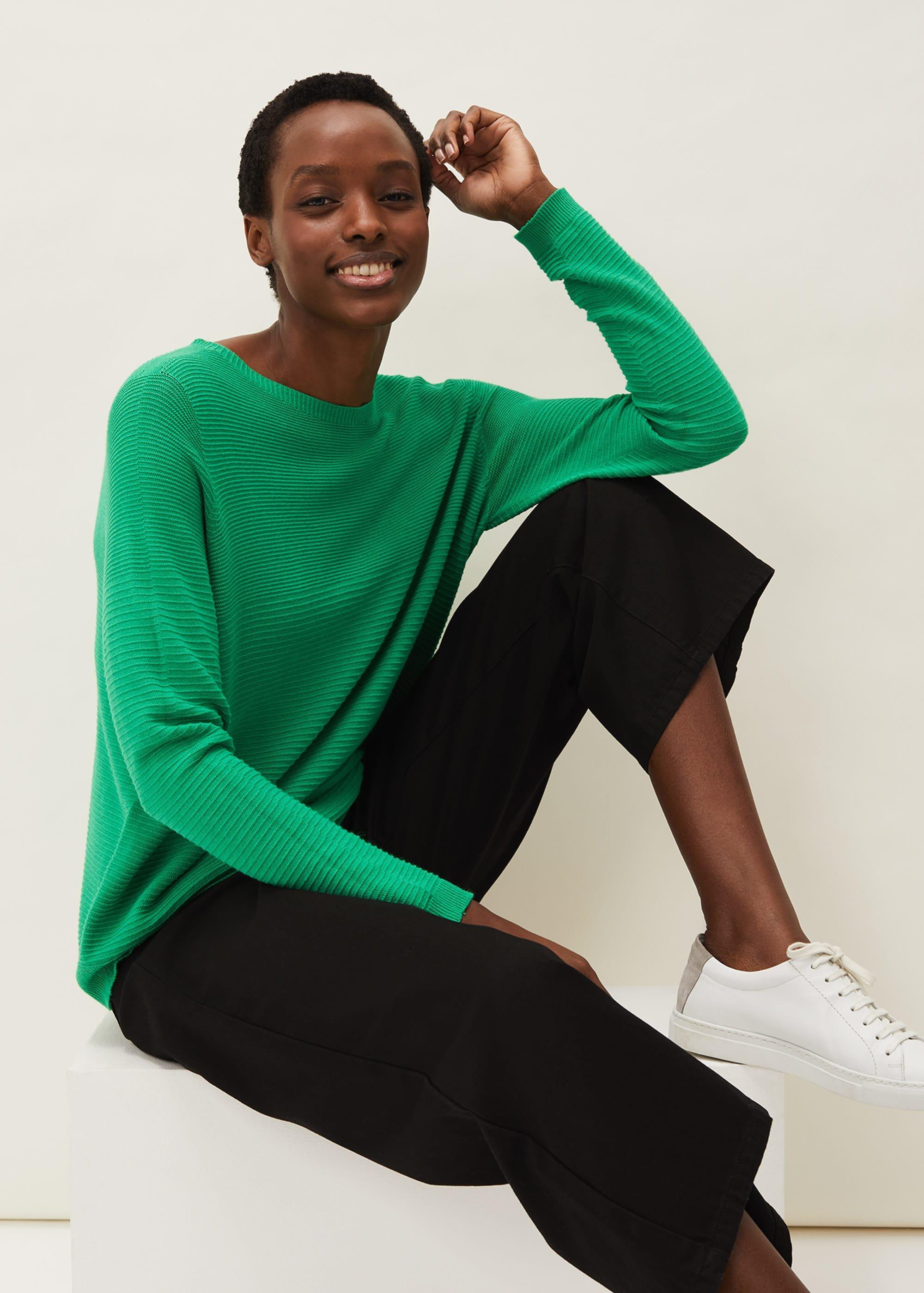 Tia Ribbed Knit Jumper