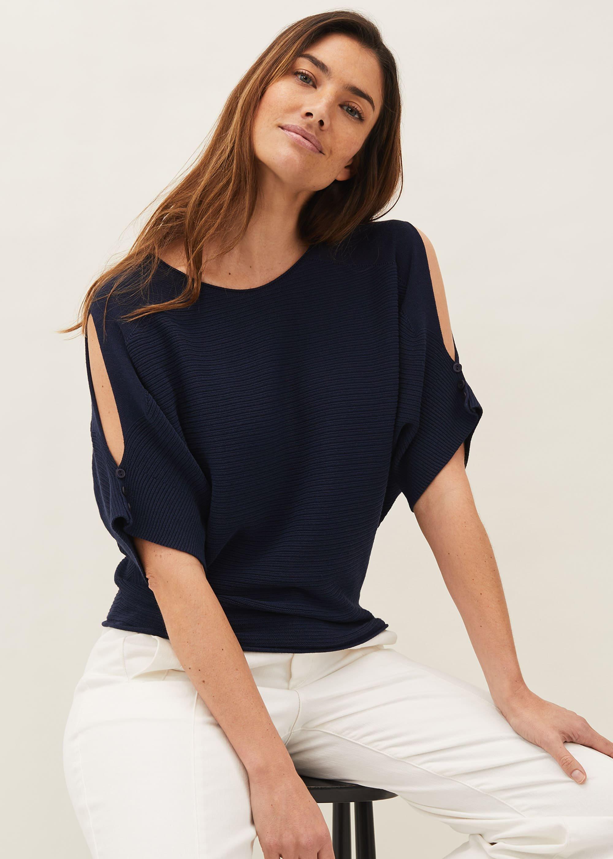 Alma Cold Shoulder Jumper