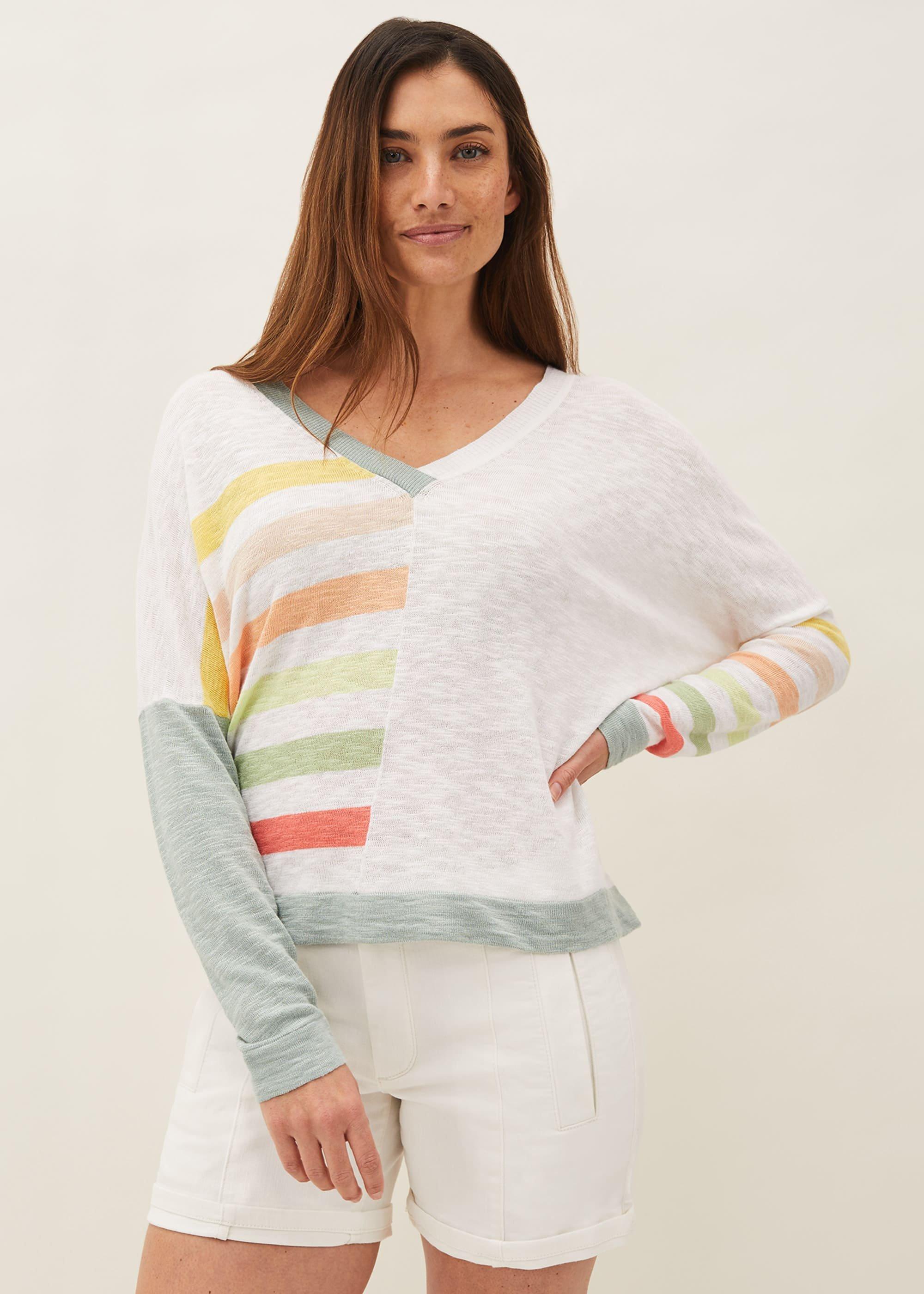 Shisui Stripe Linen Top
