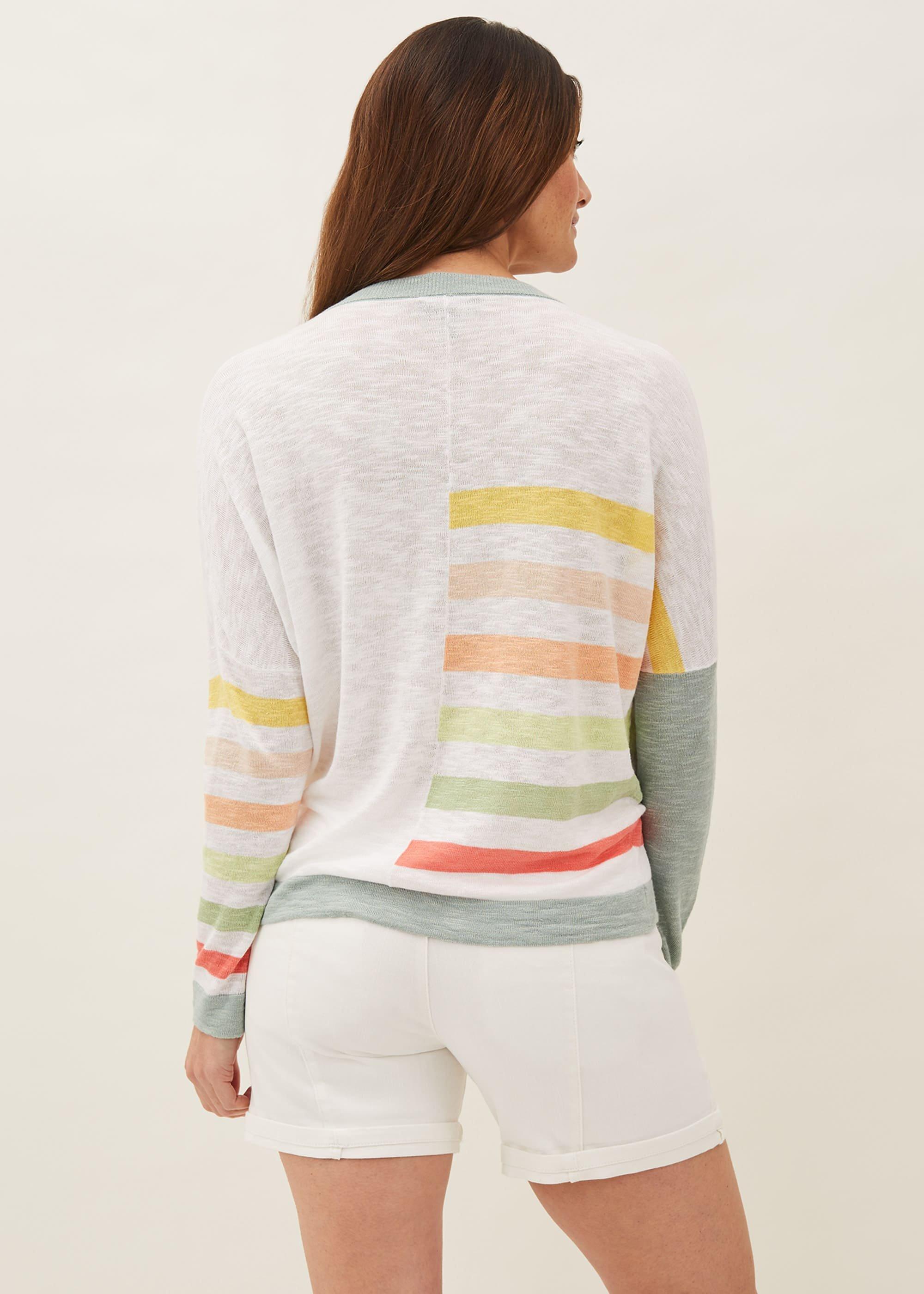 Shisui Stripe Linen Top