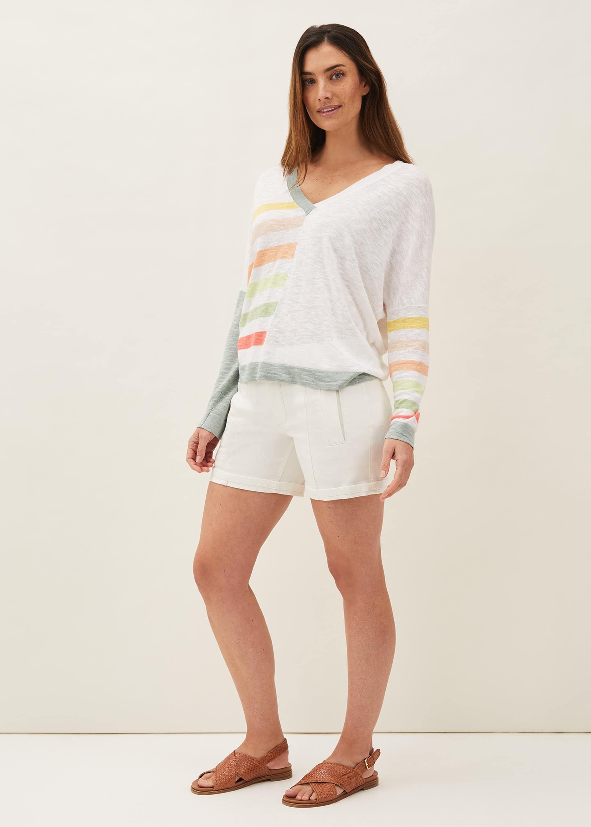 Shisui Stripe Linen Top