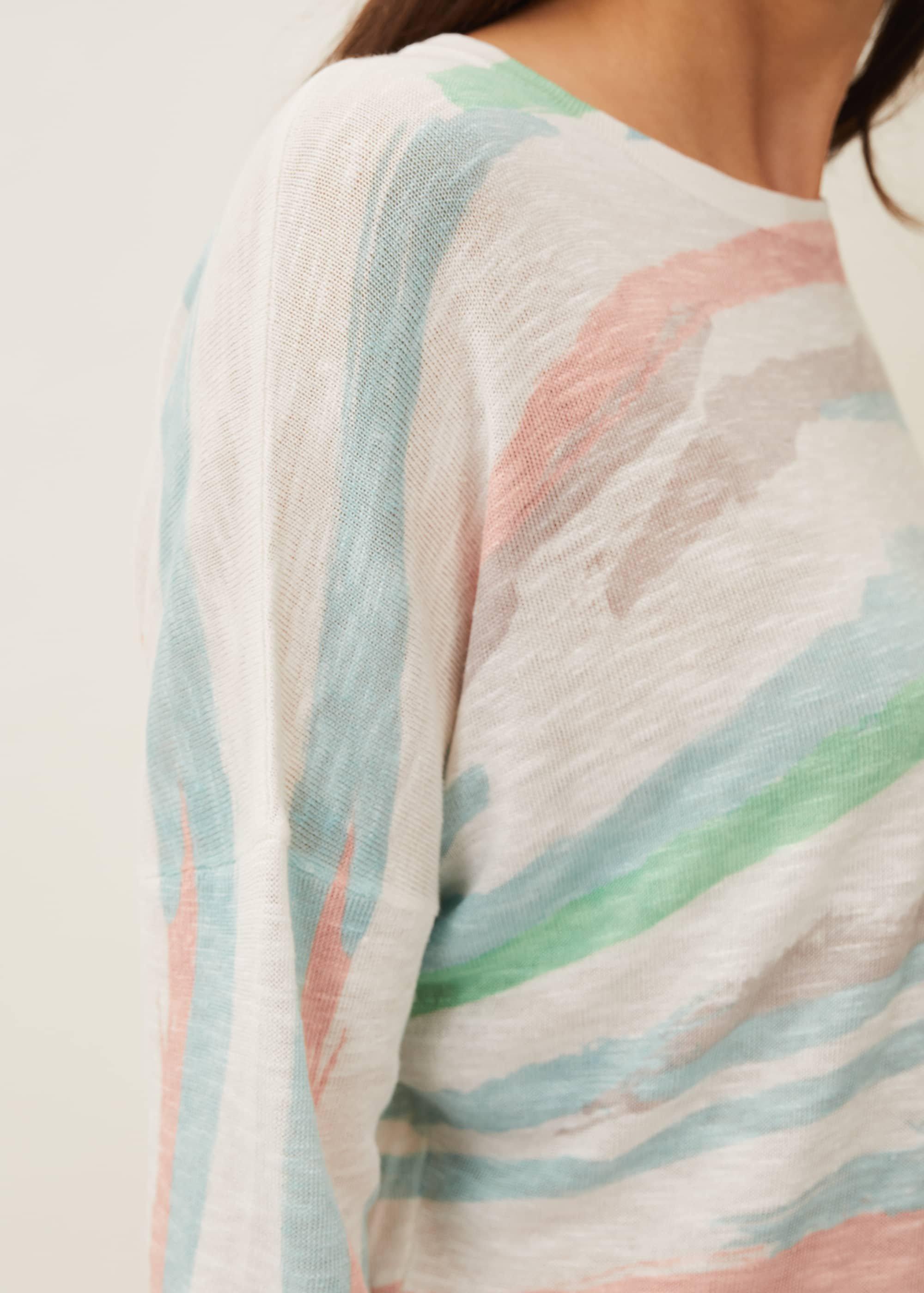 Hexa Stripe Linen Jumper