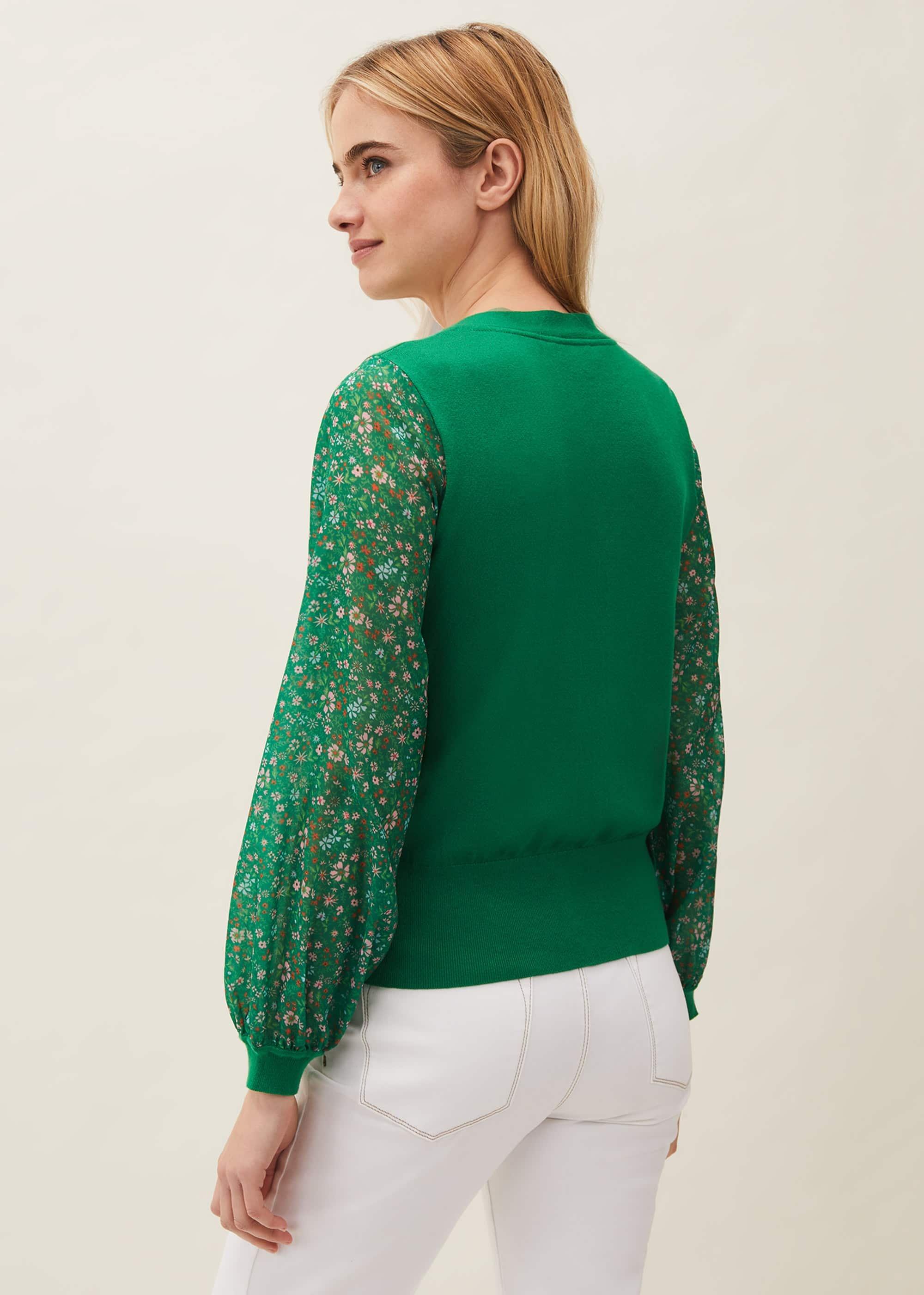 Latasha Floral Sleeve Cardigan