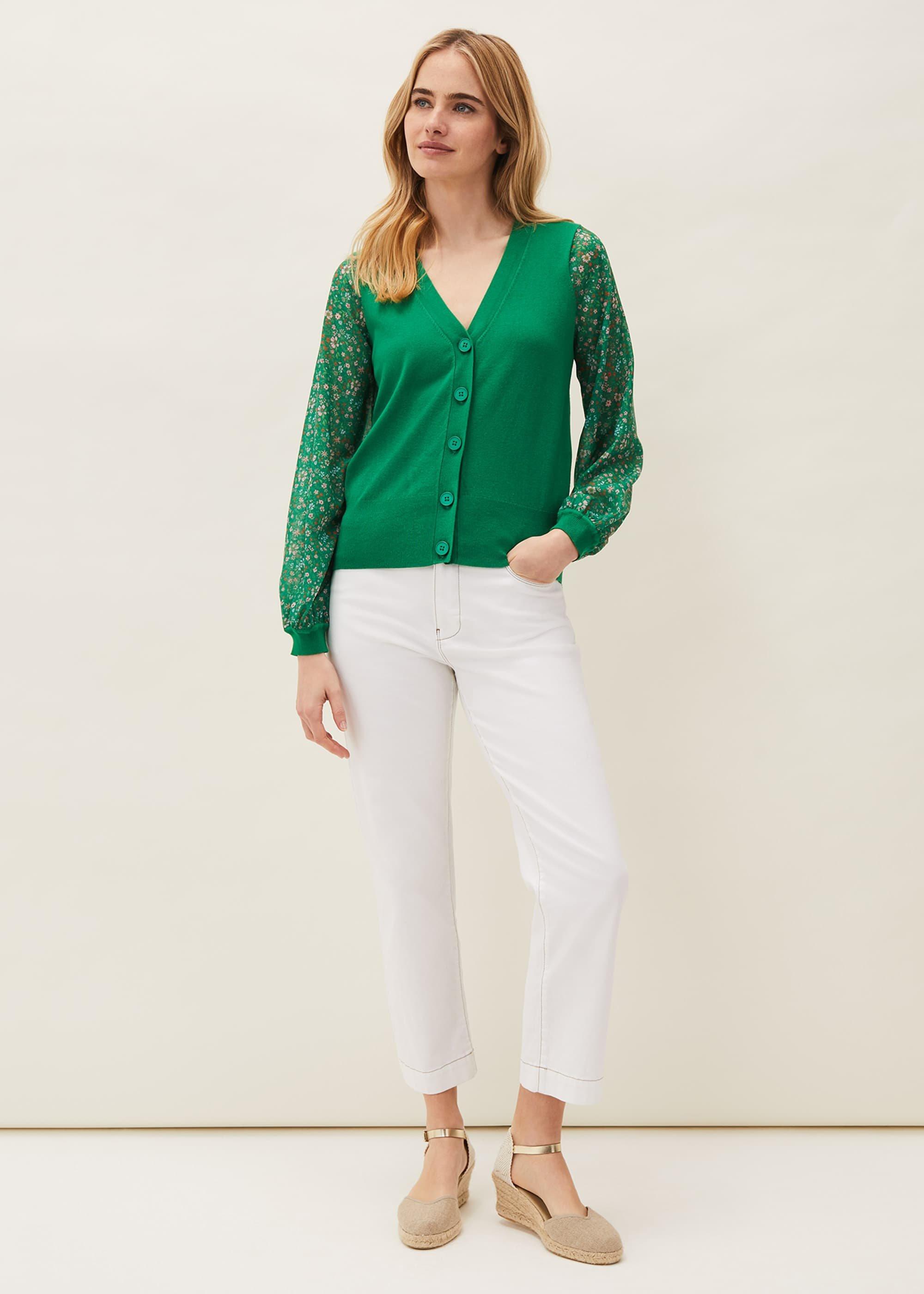 Latasha Floral Sleeve Cardigan