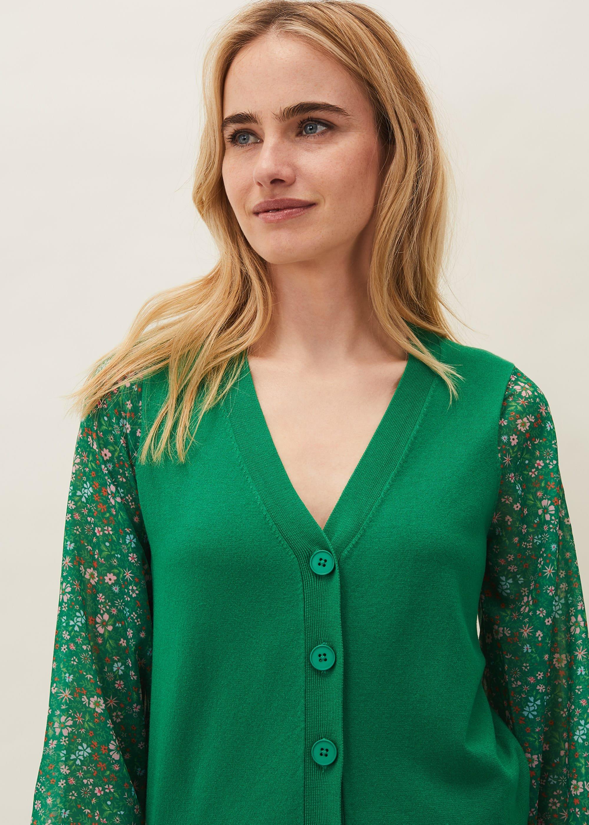 Latasha Floral Sleeve Cardigan
