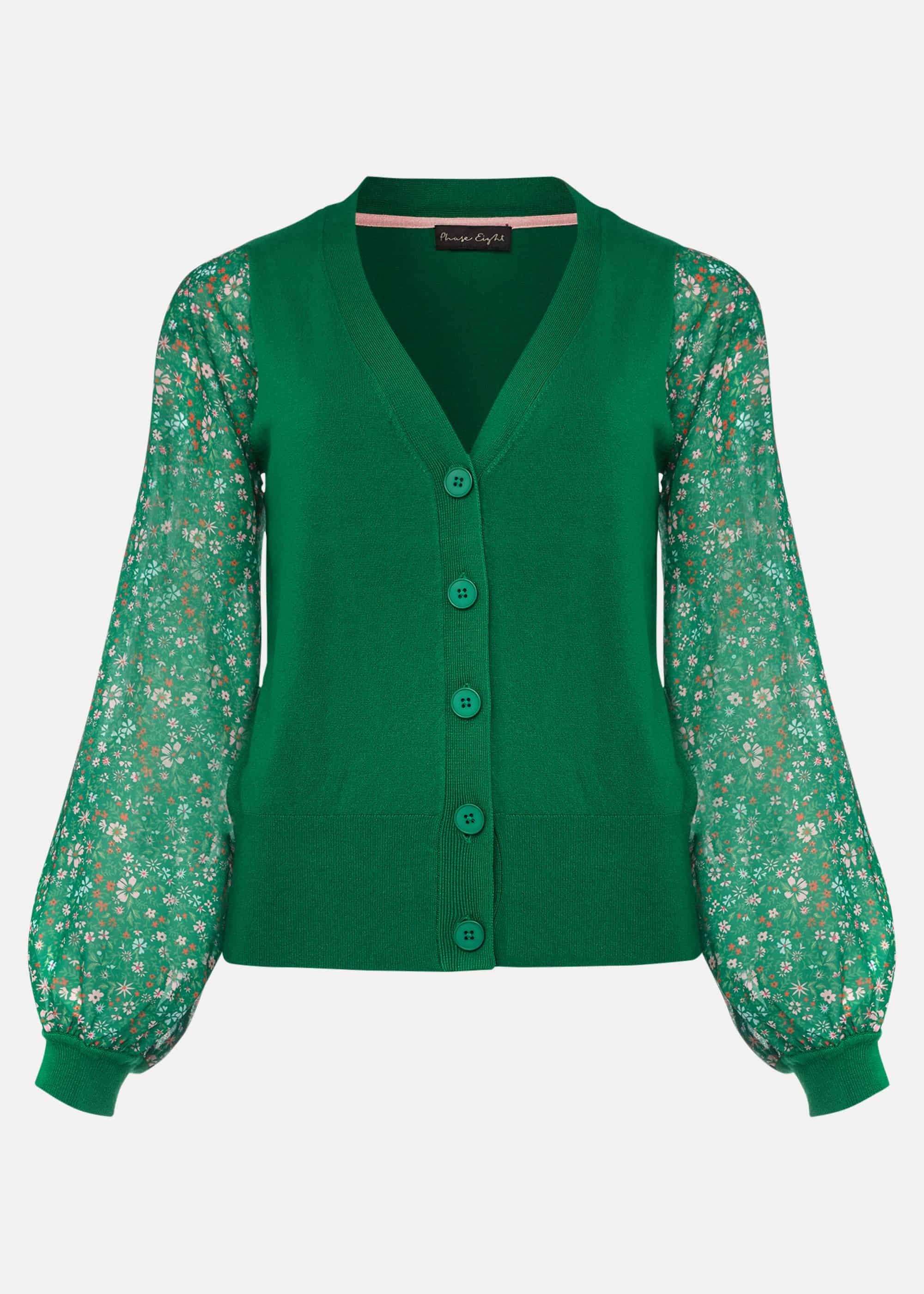 Latasha Floral Sleeve Cardigan