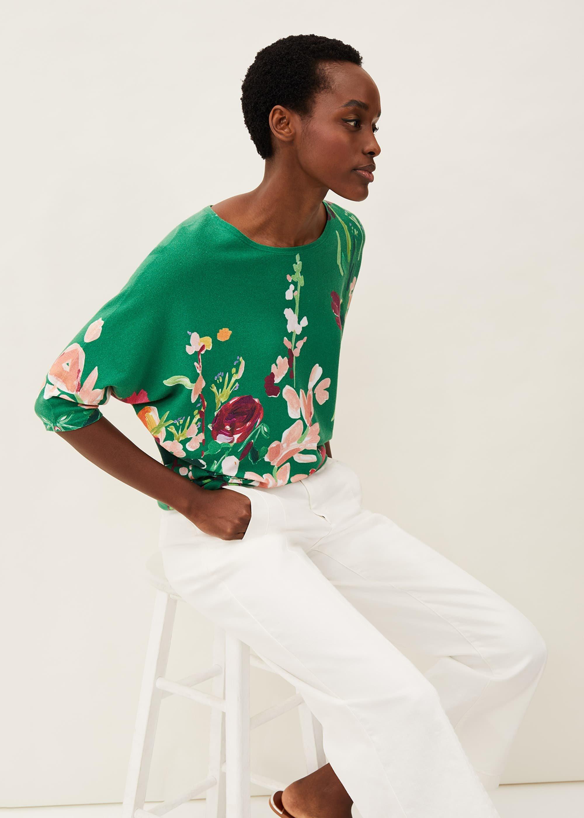 Josie Floral Knit Jumper