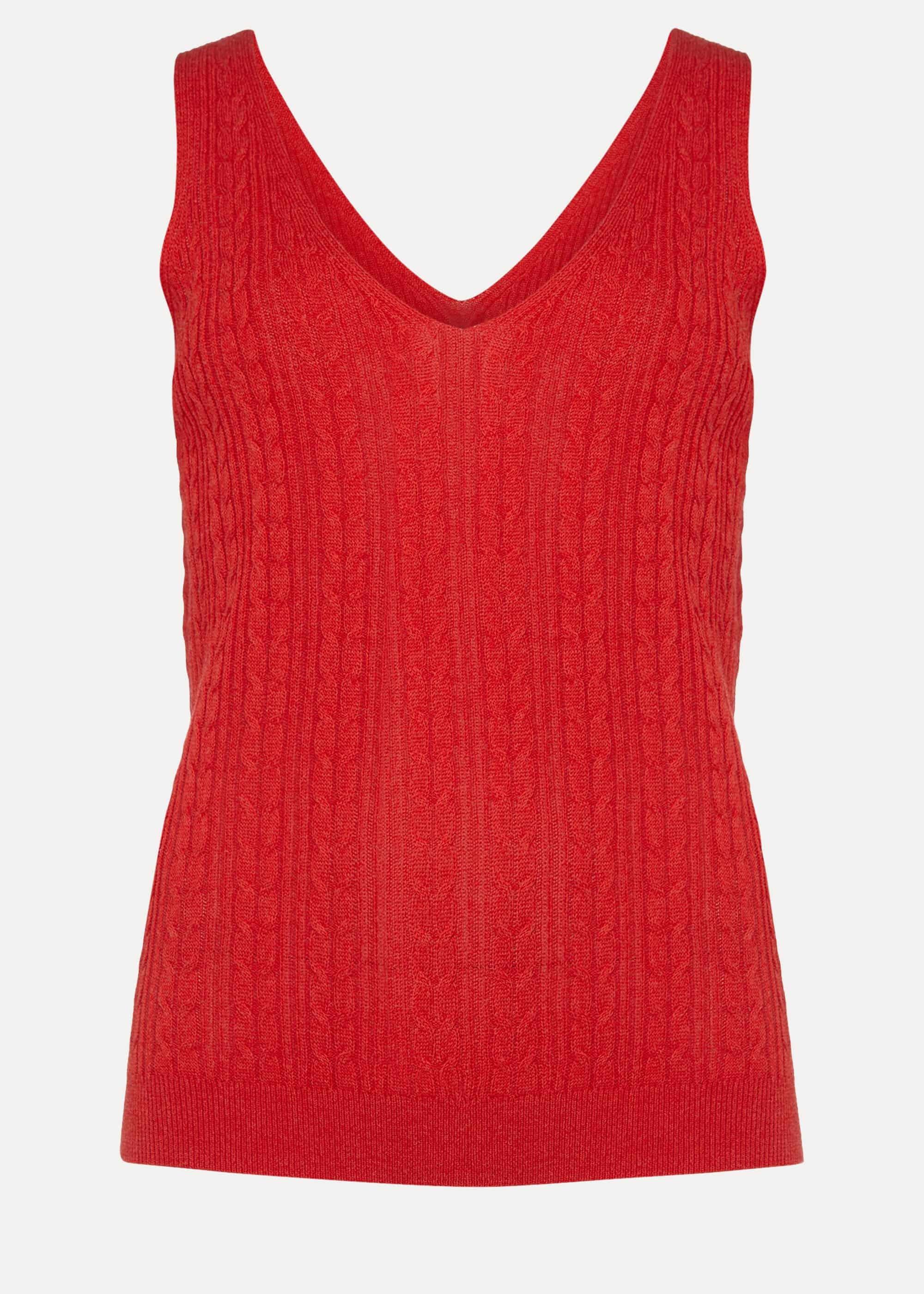 Jago Cable Knit Vest