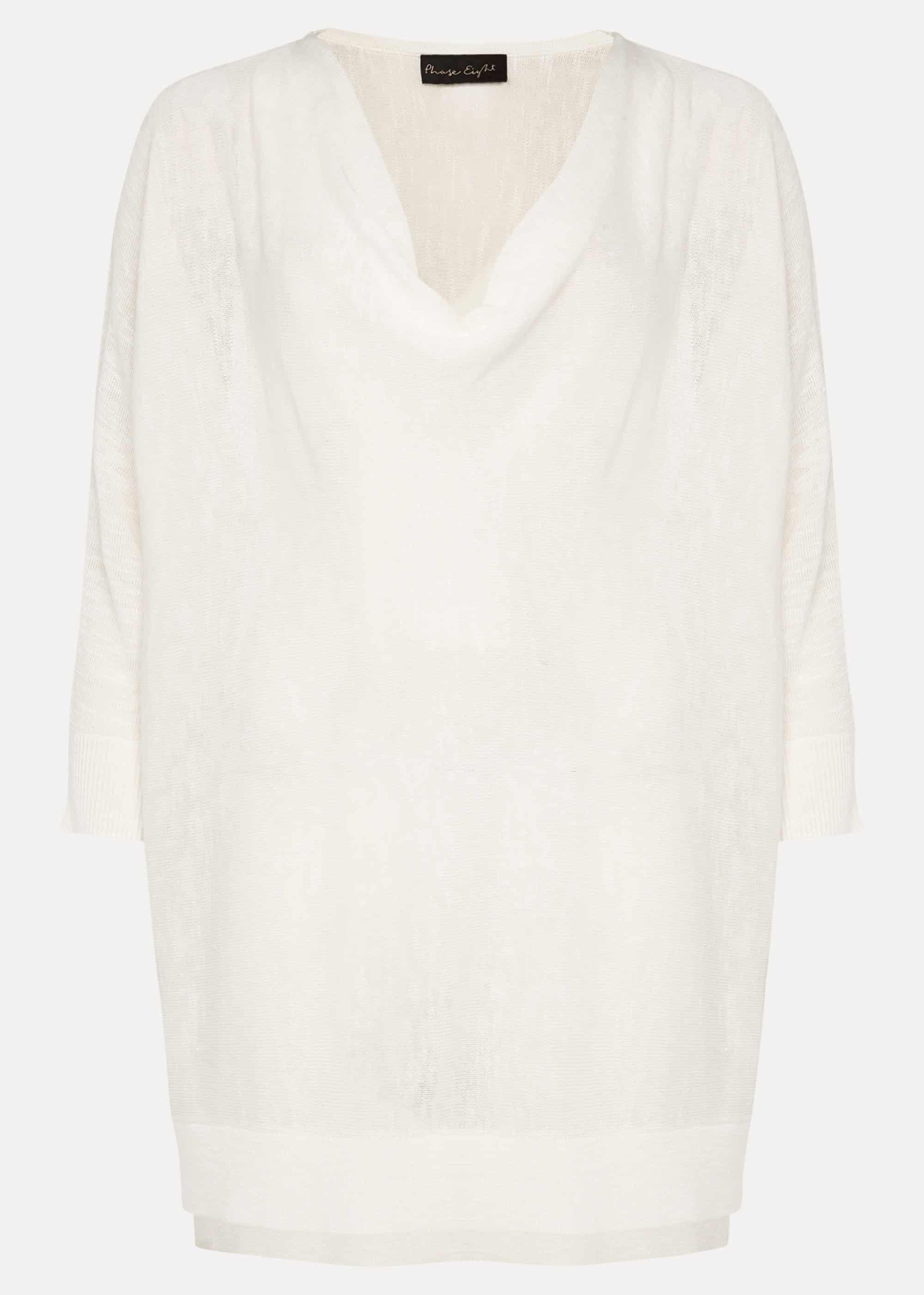 Clare Linen Cowl Neck Jumper