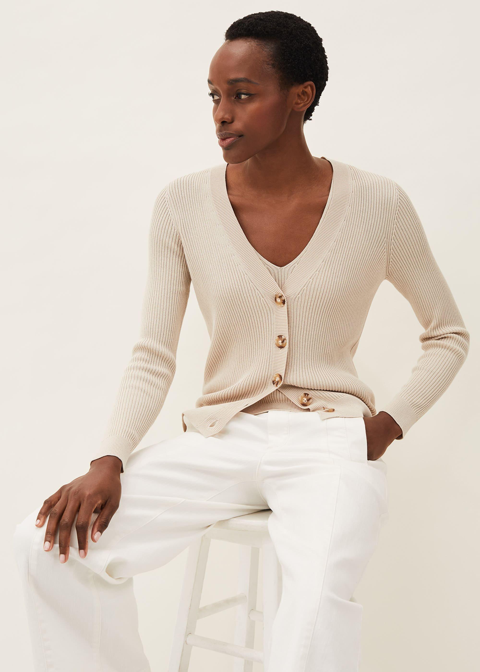 Caryl Ribbed Cardigan