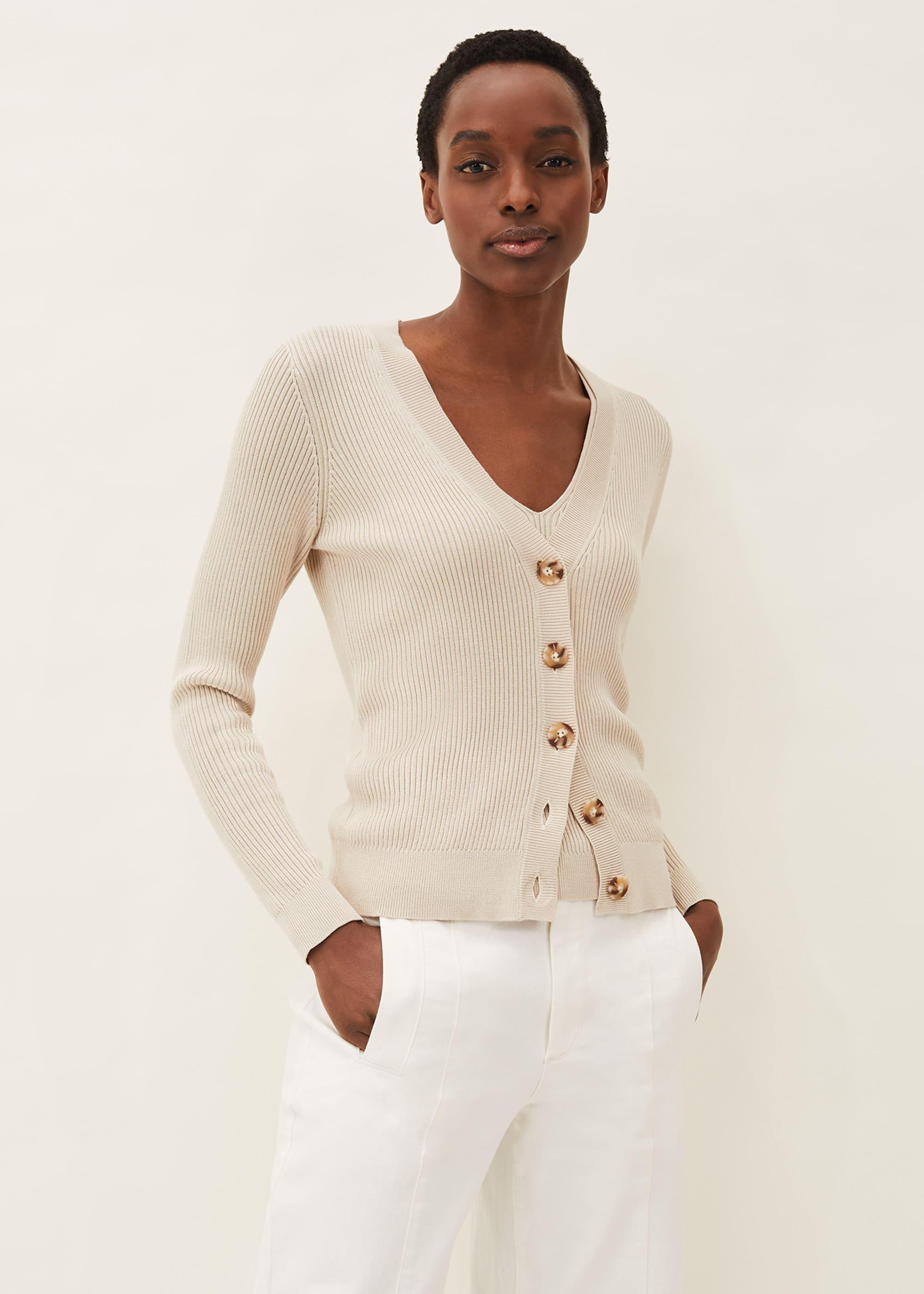 Caryl Ribbed Cardigan