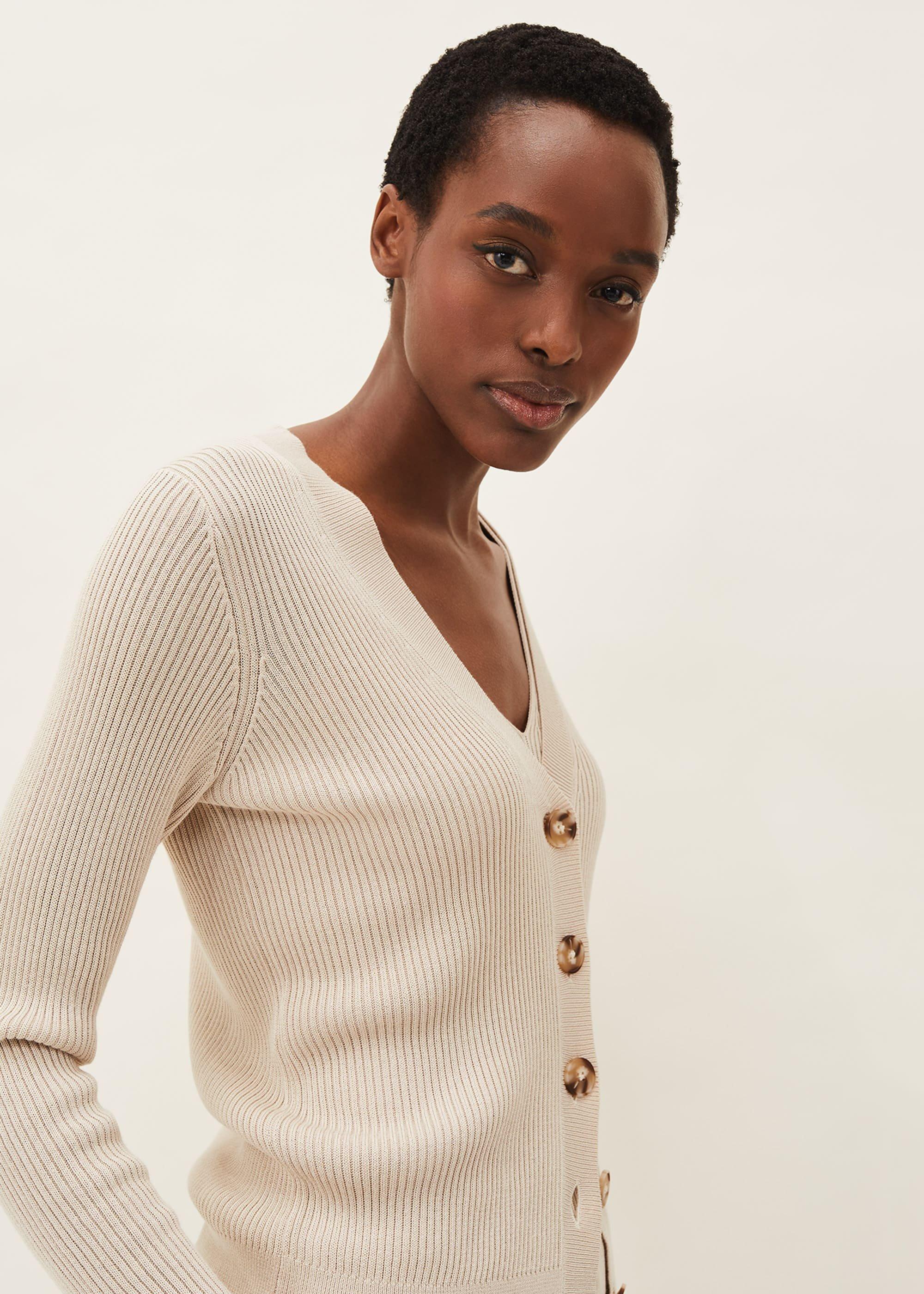 Caryl Ribbed Cardigan