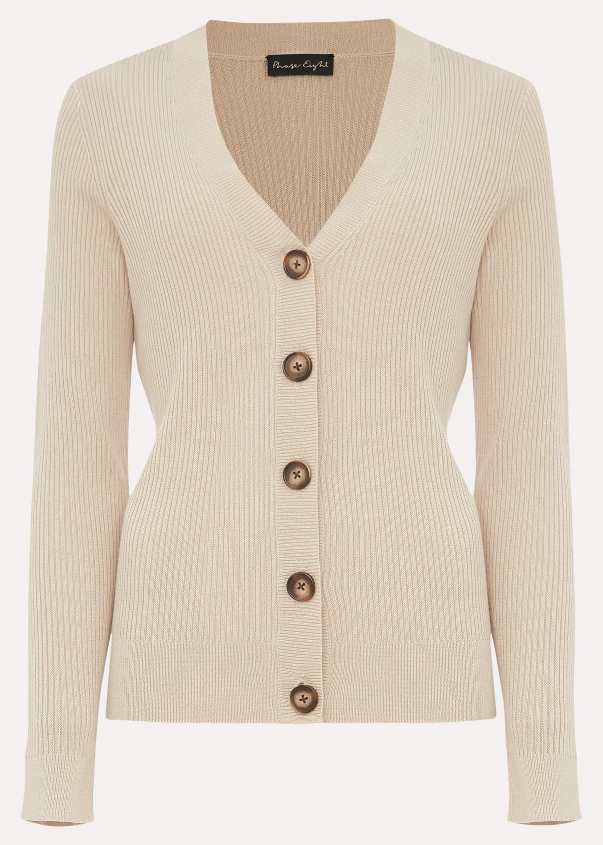 Caryl Ribbed Cardigan