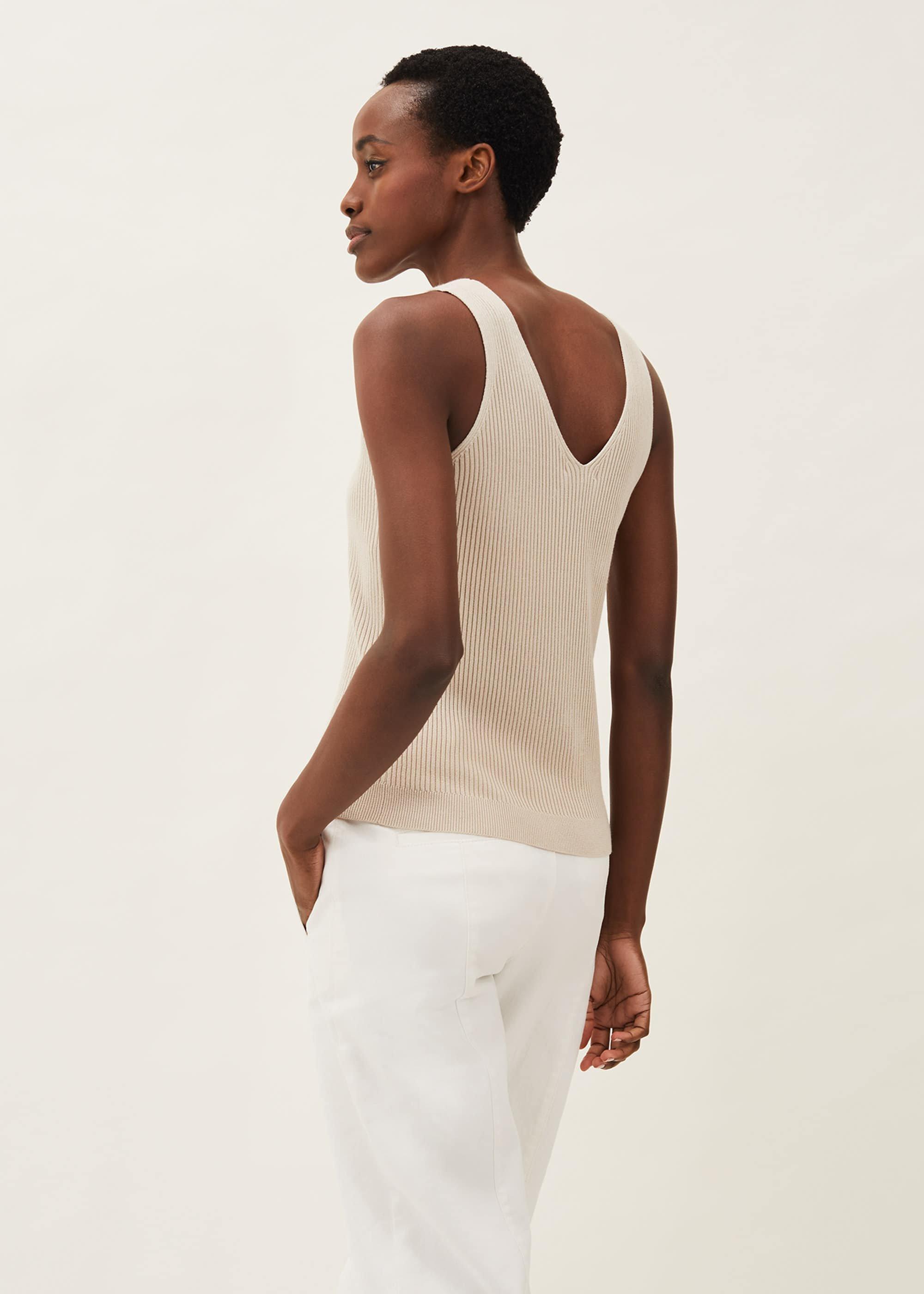 Caryl Ribbed Vest Top