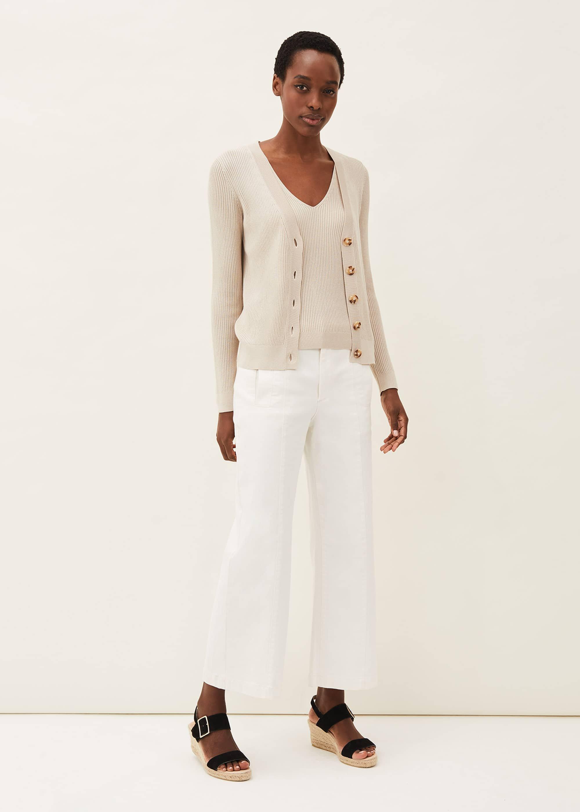 Caryl Ribbed Vest Top