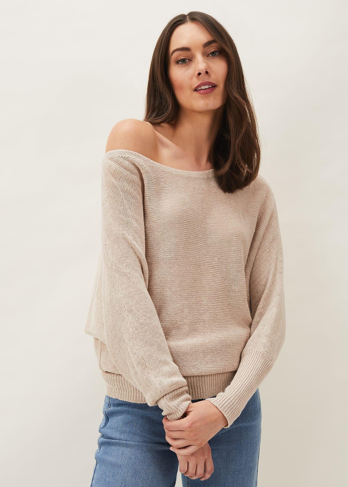 Adelia Fine Knit Linen Jumper