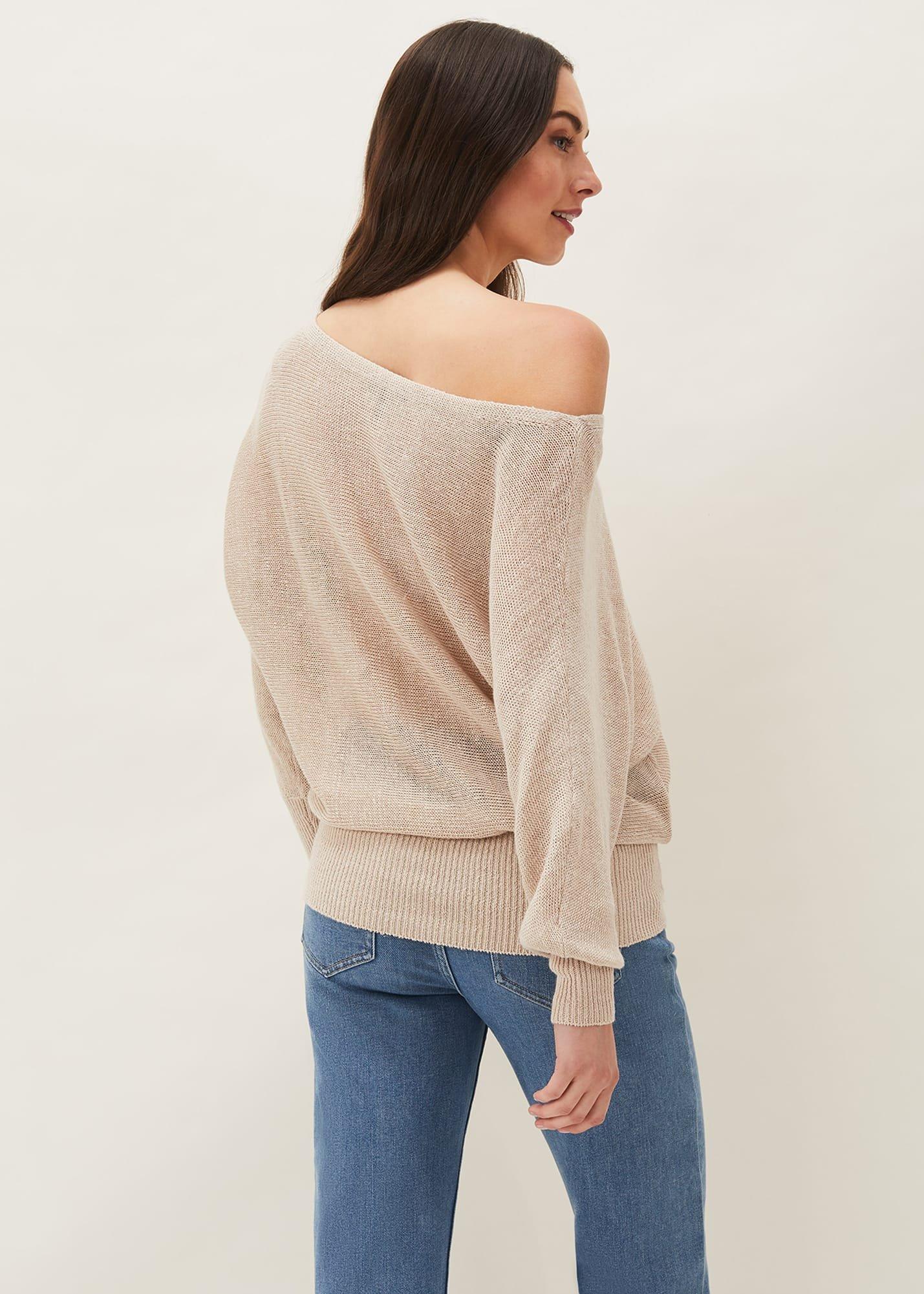 Adelia Fine Knit Linen Jumper