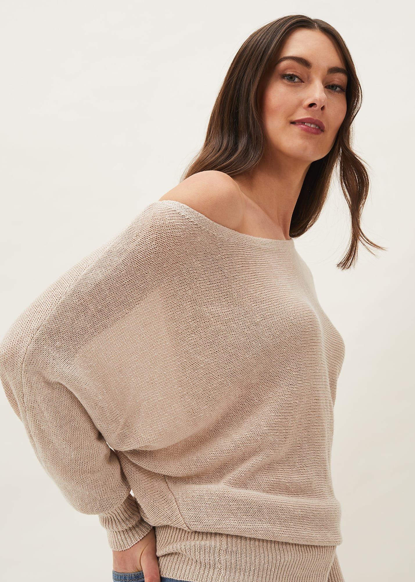 Adelia Fine Knit Linen Jumper