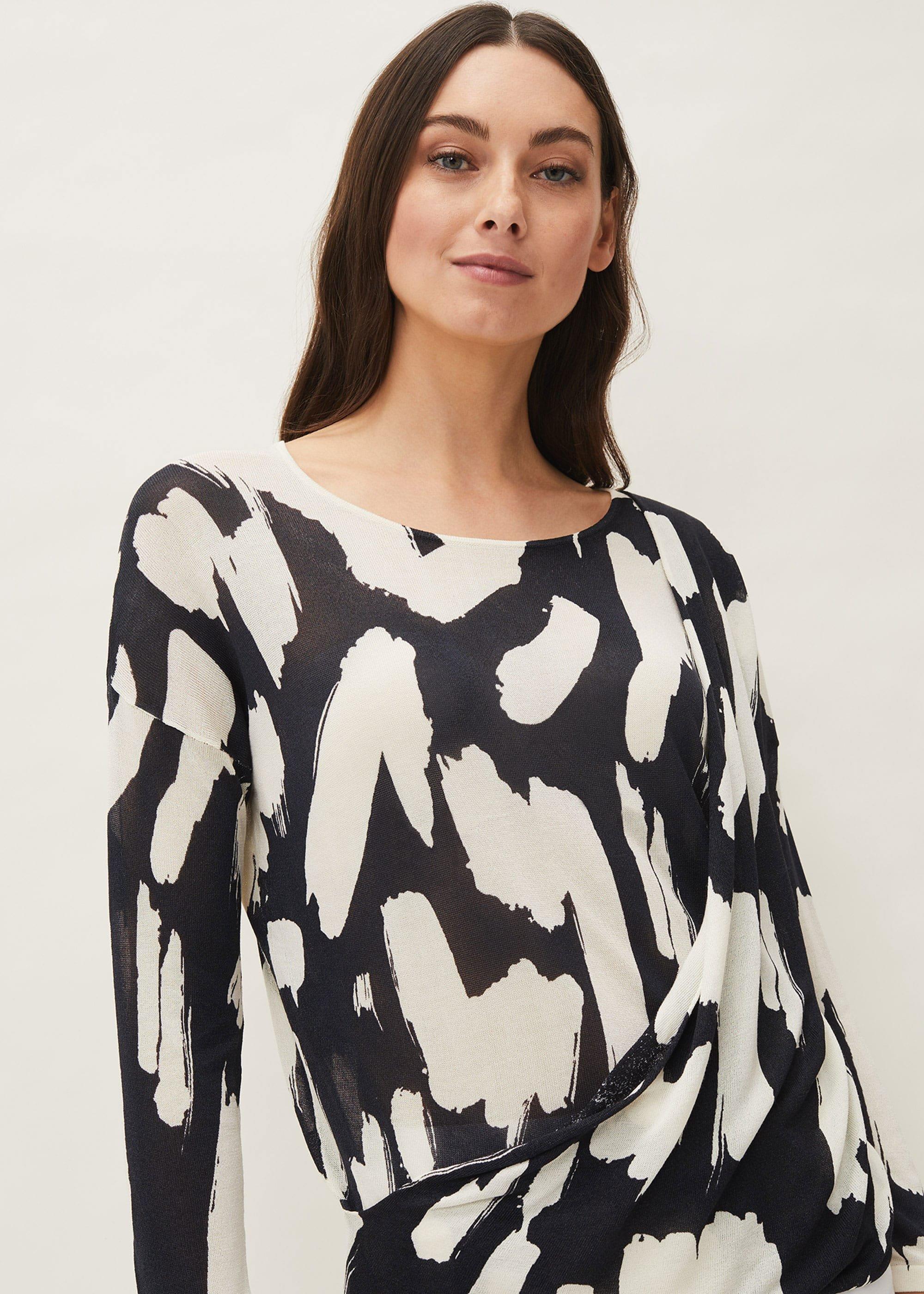 Robyn Smudge Print Jumper