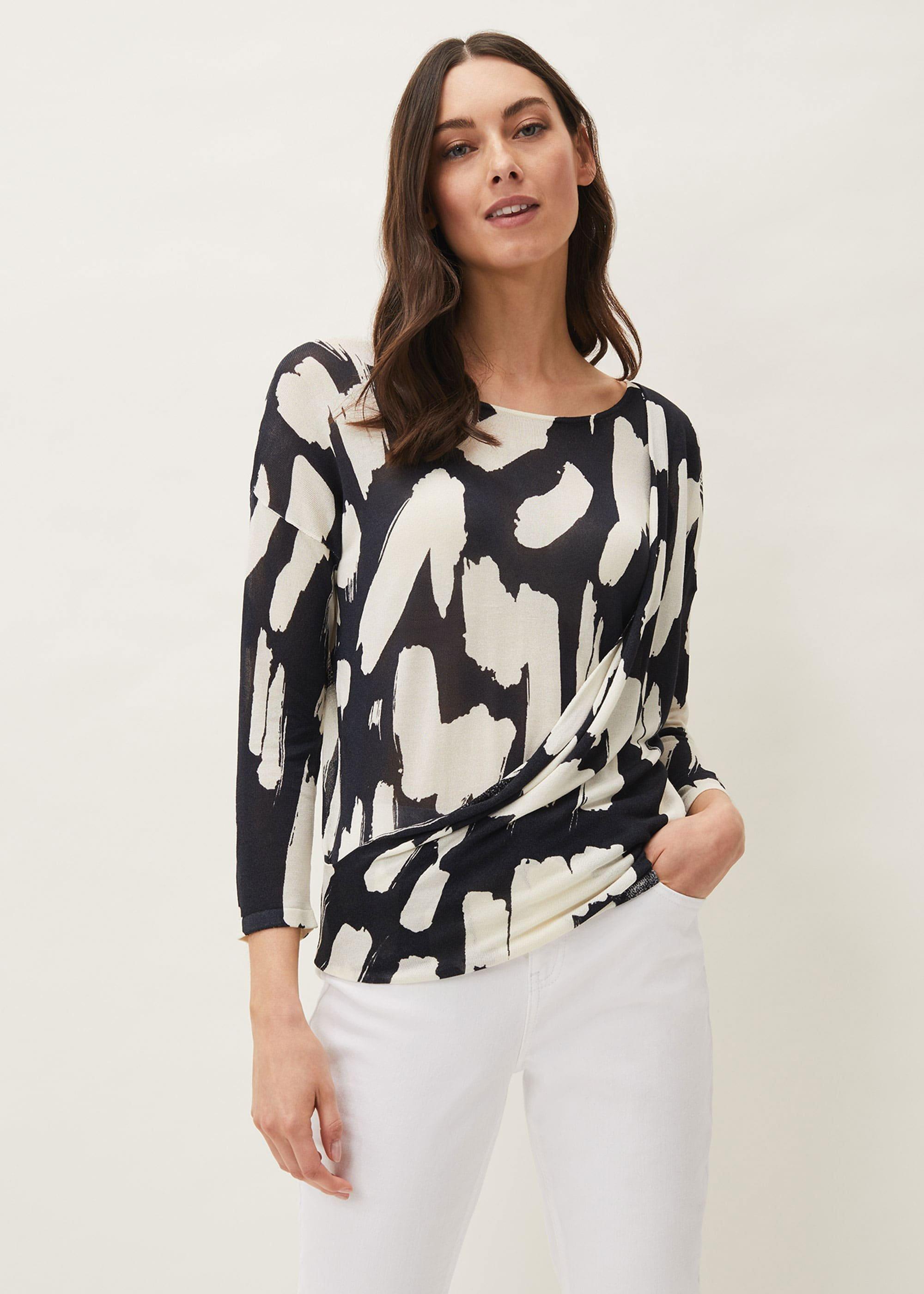 Robyn Smudge Print Jumper