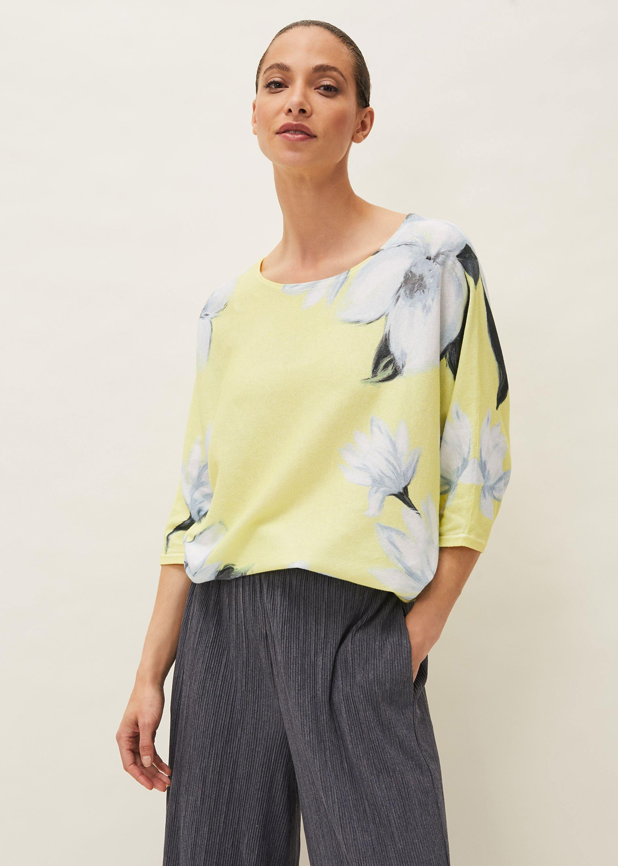 Fenia Floral Fine Knit Jumper