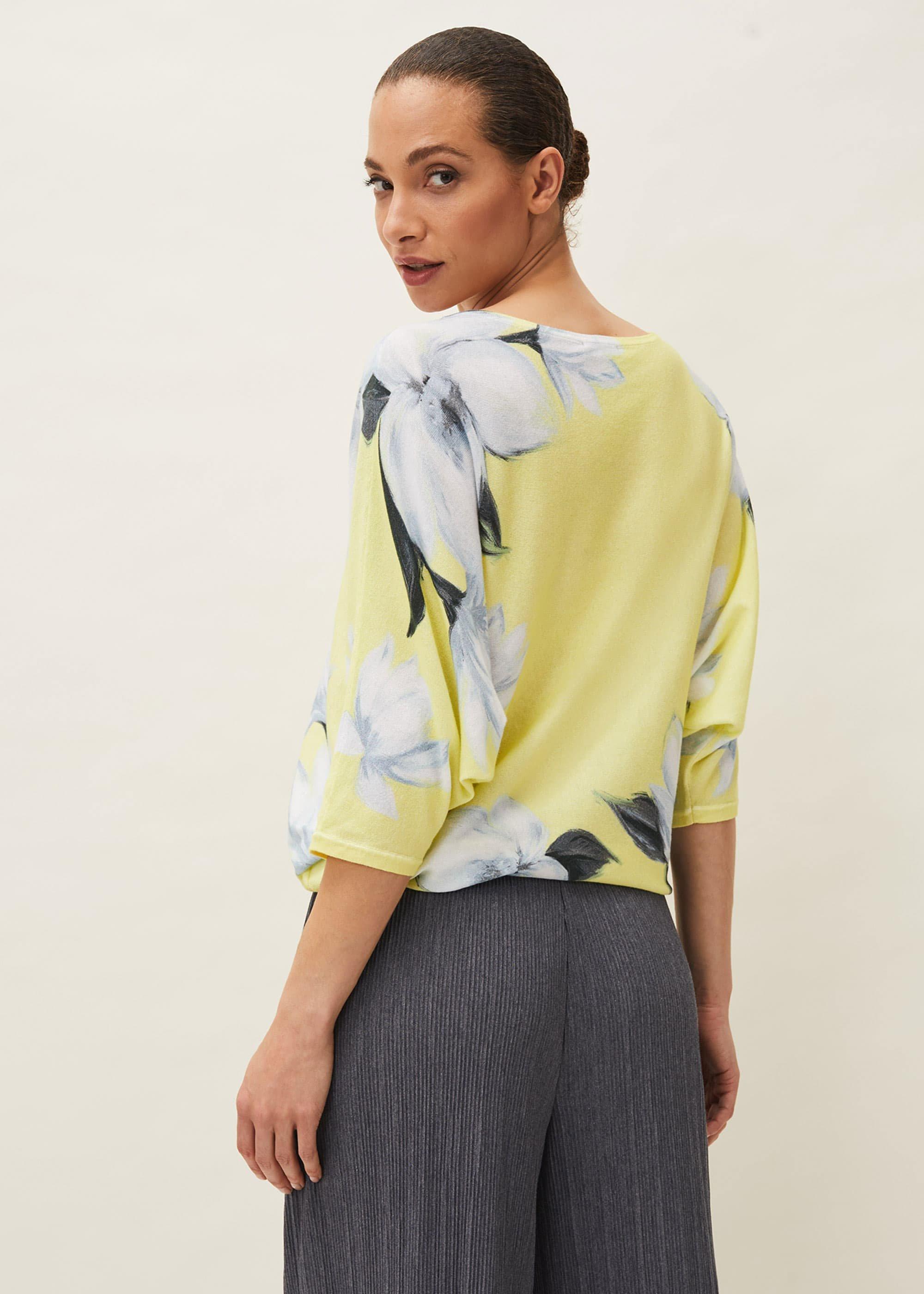 Fenia Floral Fine Knit Jumper