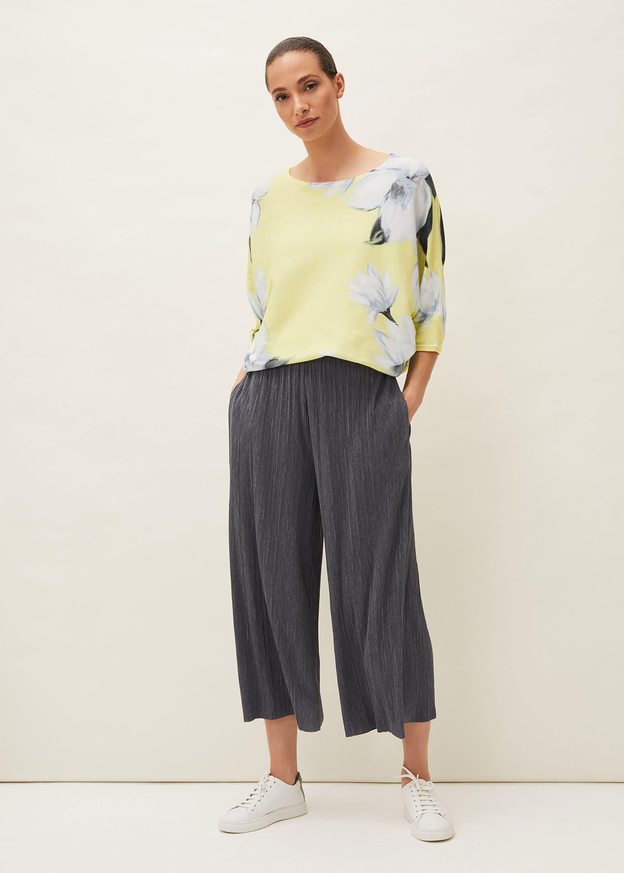 Fenia Floral Fine Knit Jumper