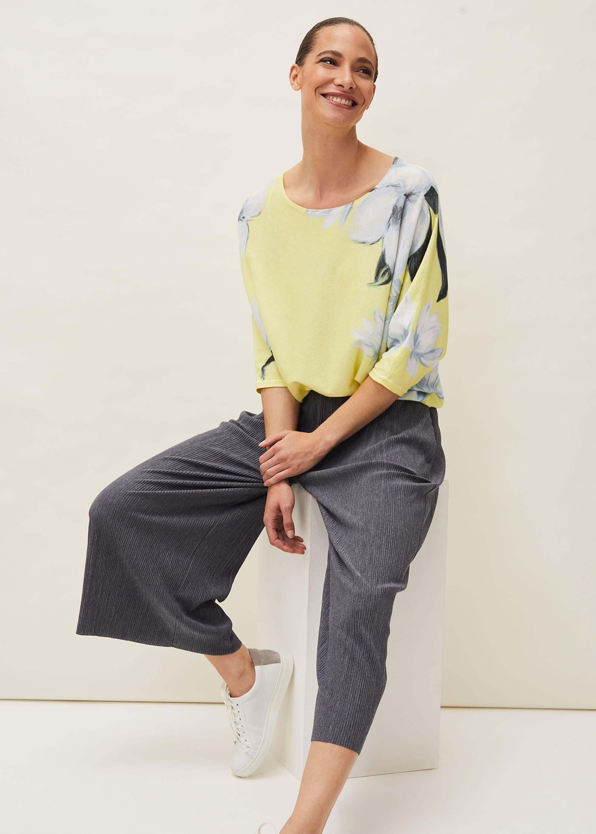 Fenia Floral Fine Knit Jumper